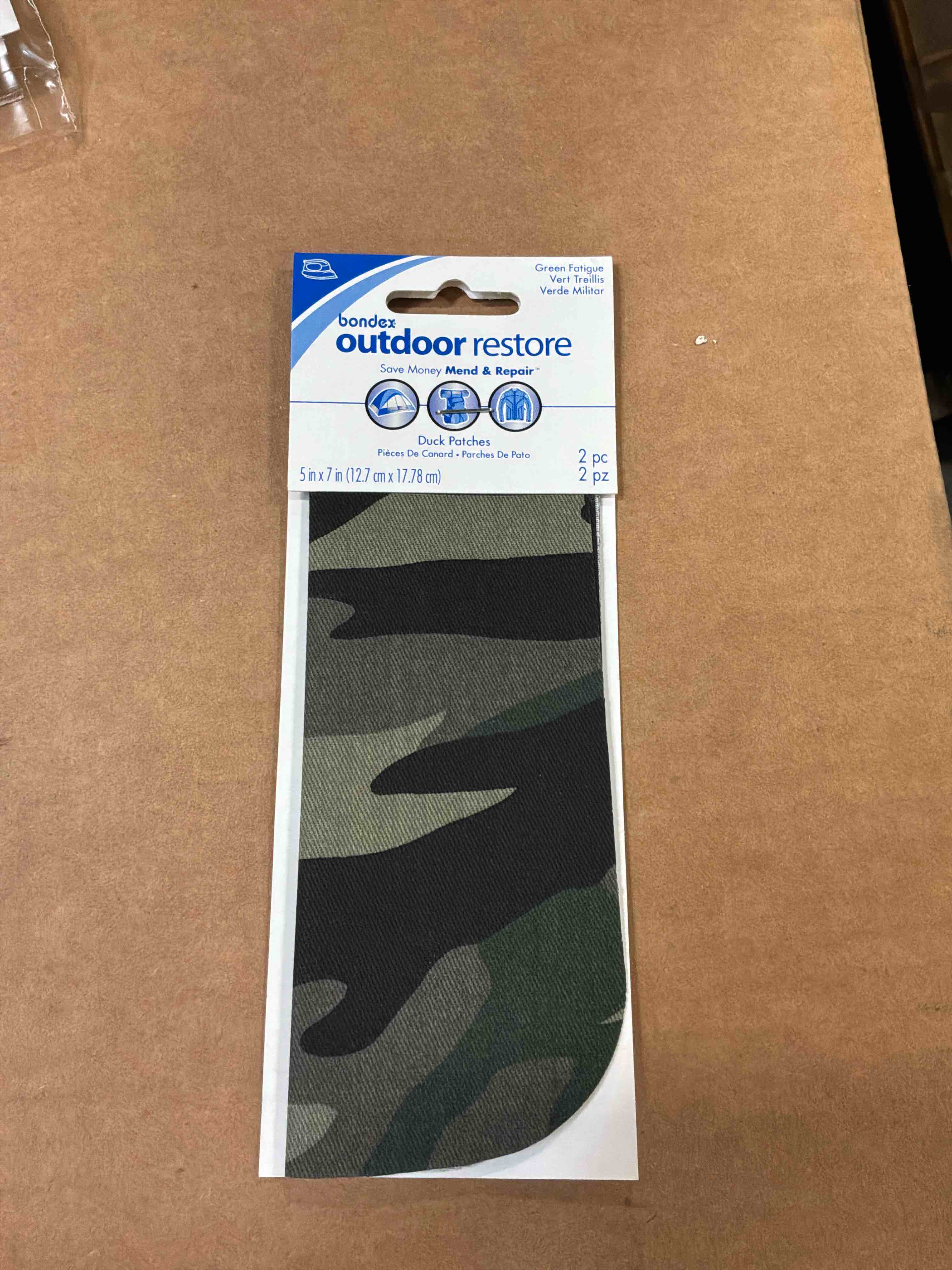 Condition photo showing New/Like New for box of 288 bondex duck patch canvas