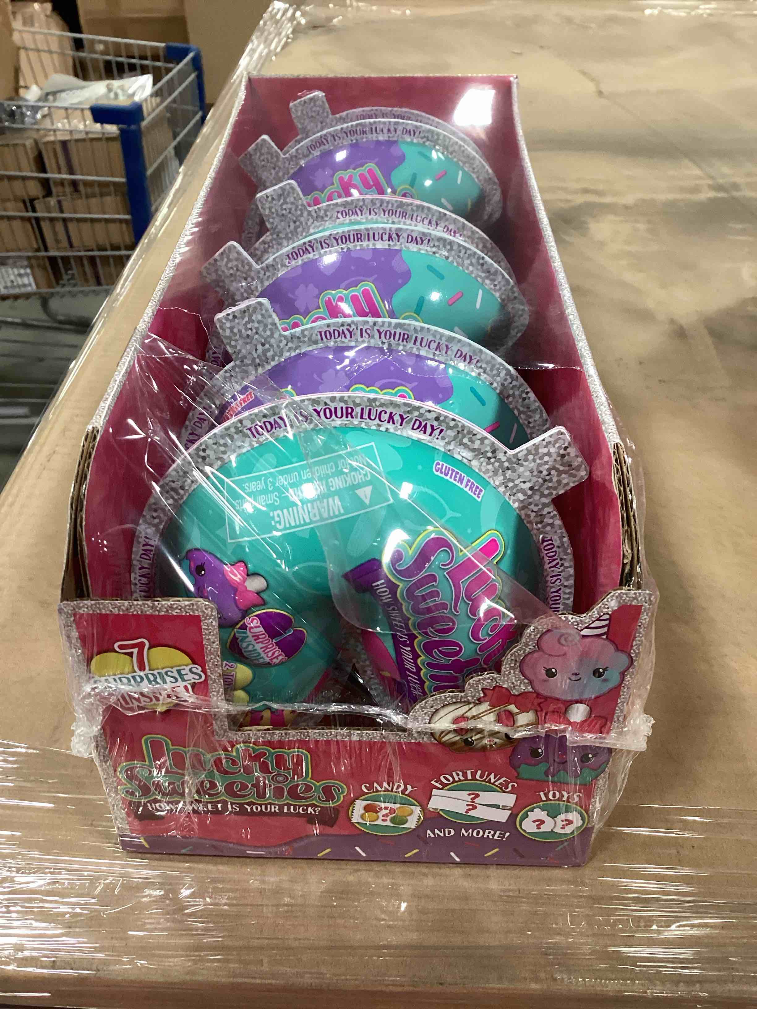 Case of 6 Lucky Sweeties, Toy, Candy & Fortune Inside! - 6 Count Display Box (BB10/30/24) 