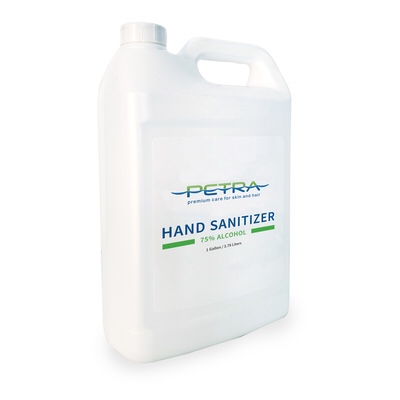 Hand Sanitizer Gel w/75% alcohol I 4 x 1 Gallon