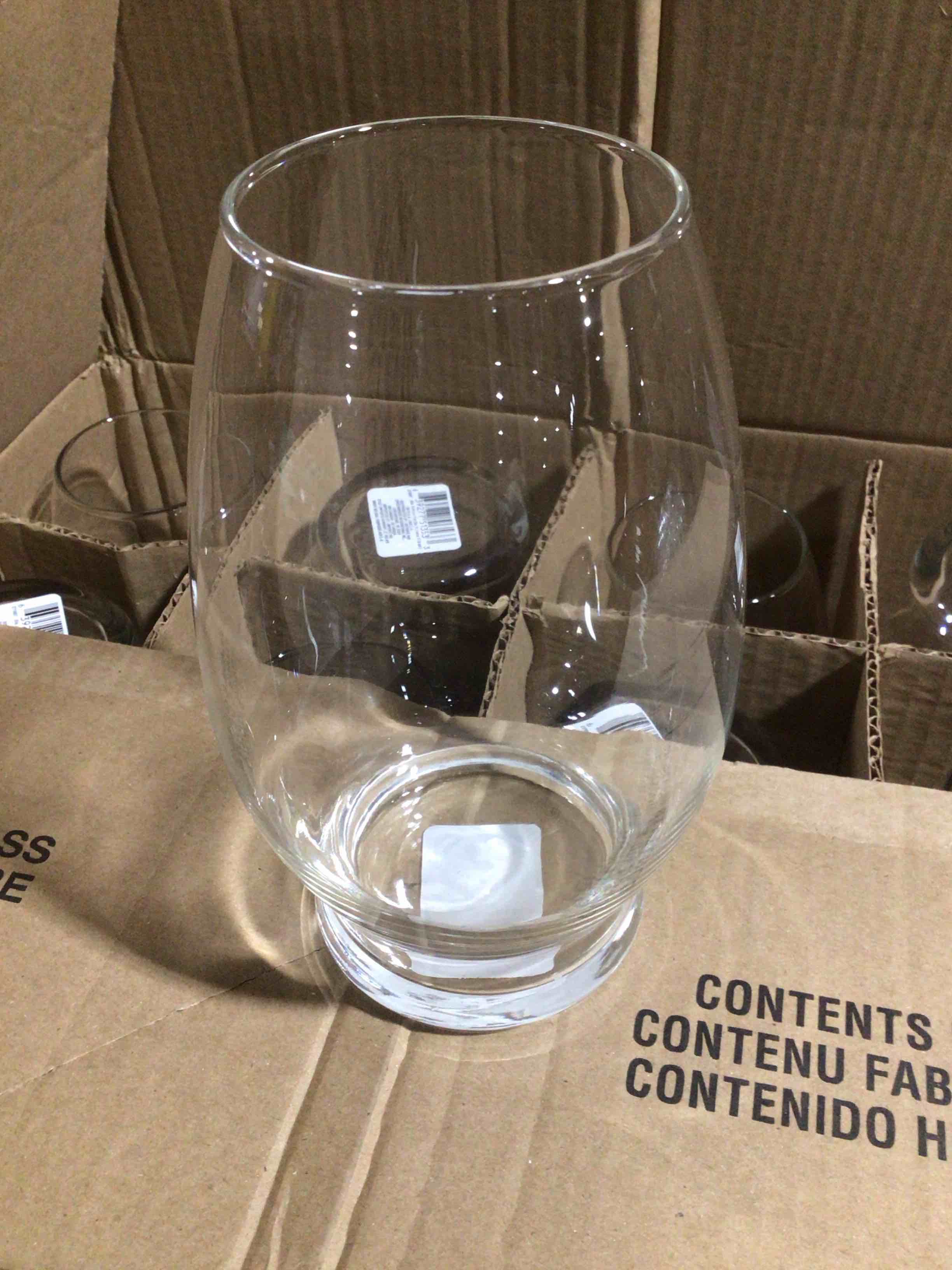 Case of 12 Libbey Mario Vases 