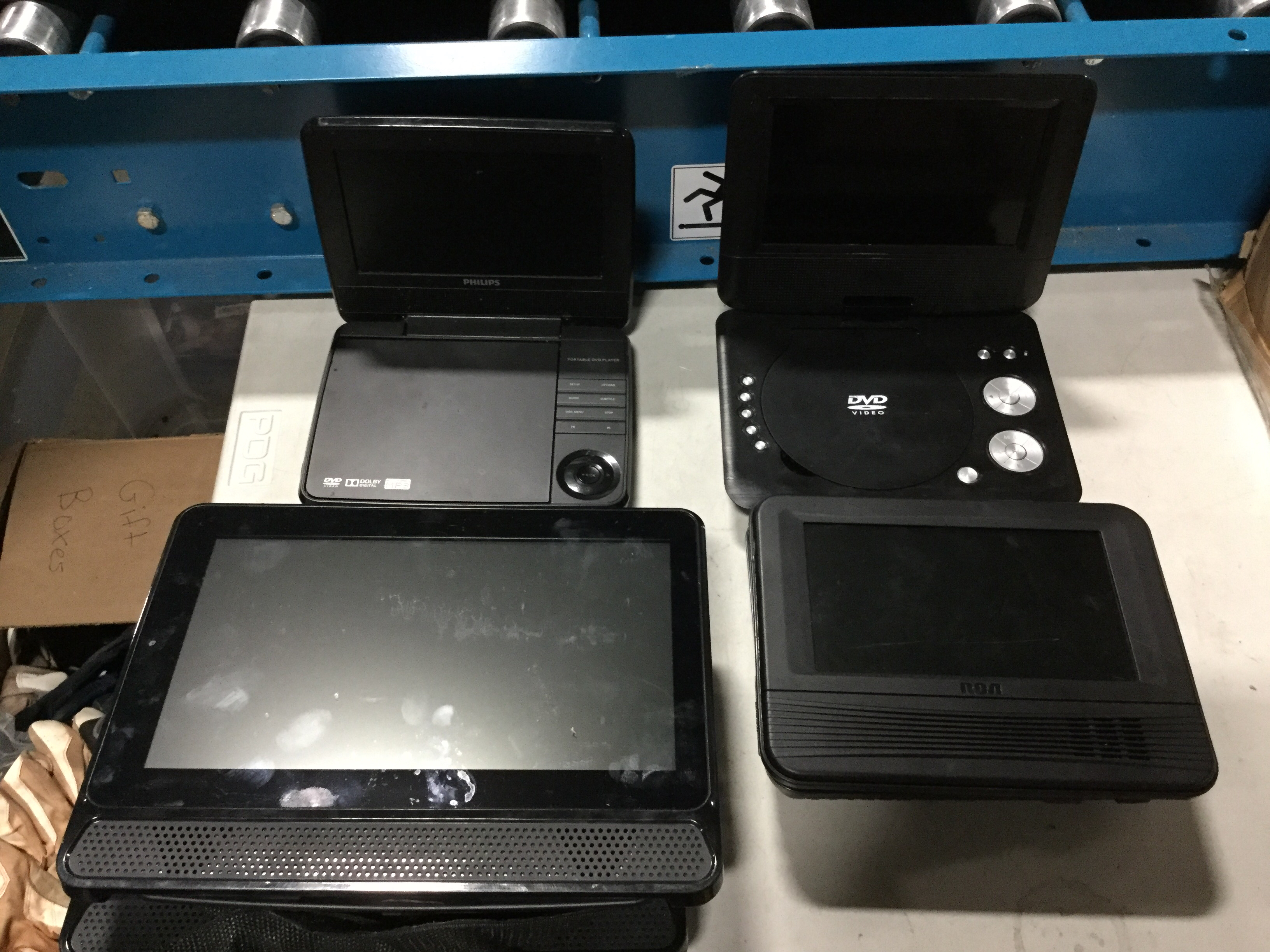 portable dvd players assorted brands and models 