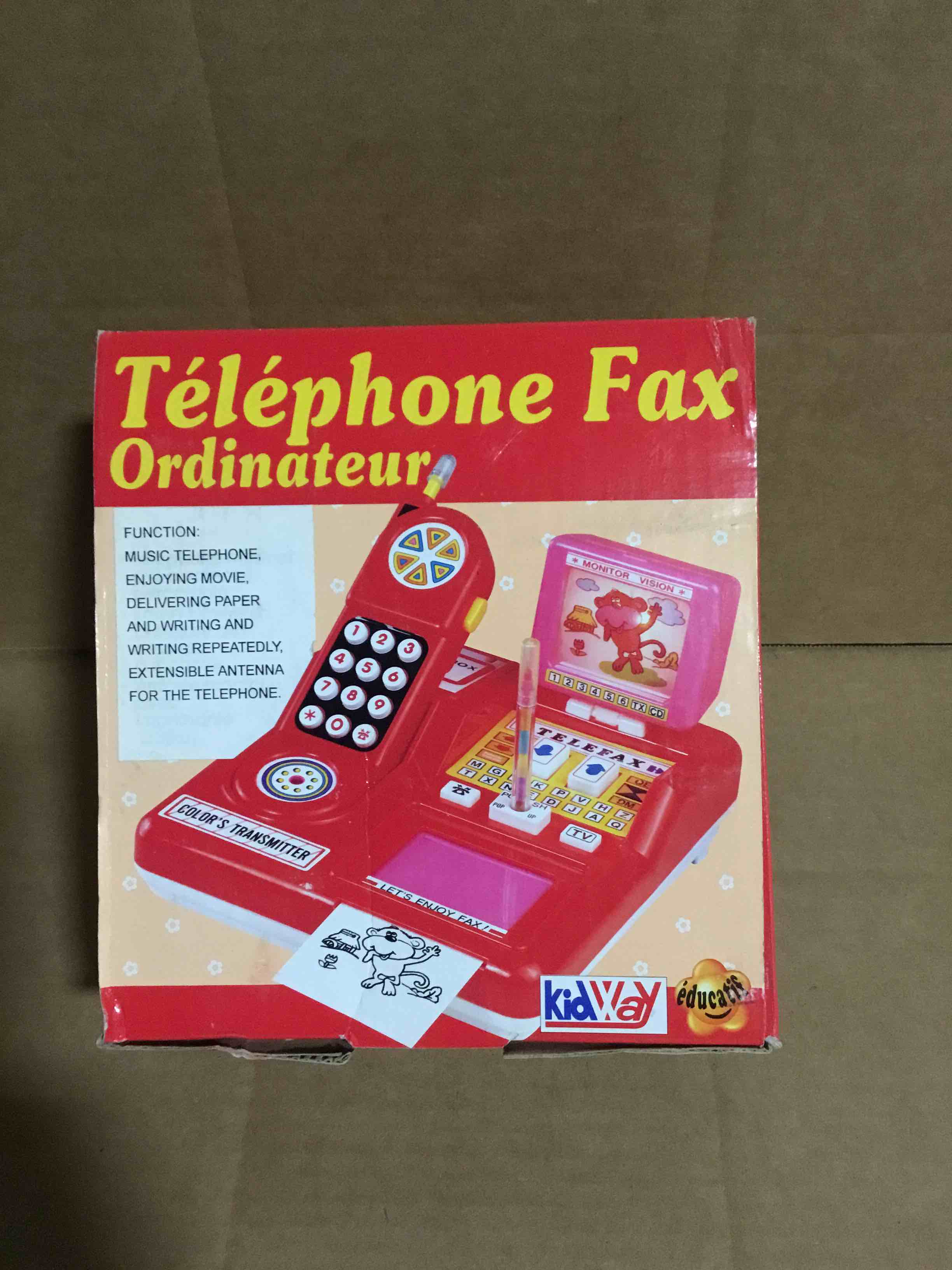 Telephone Fax Ordinateur Toy