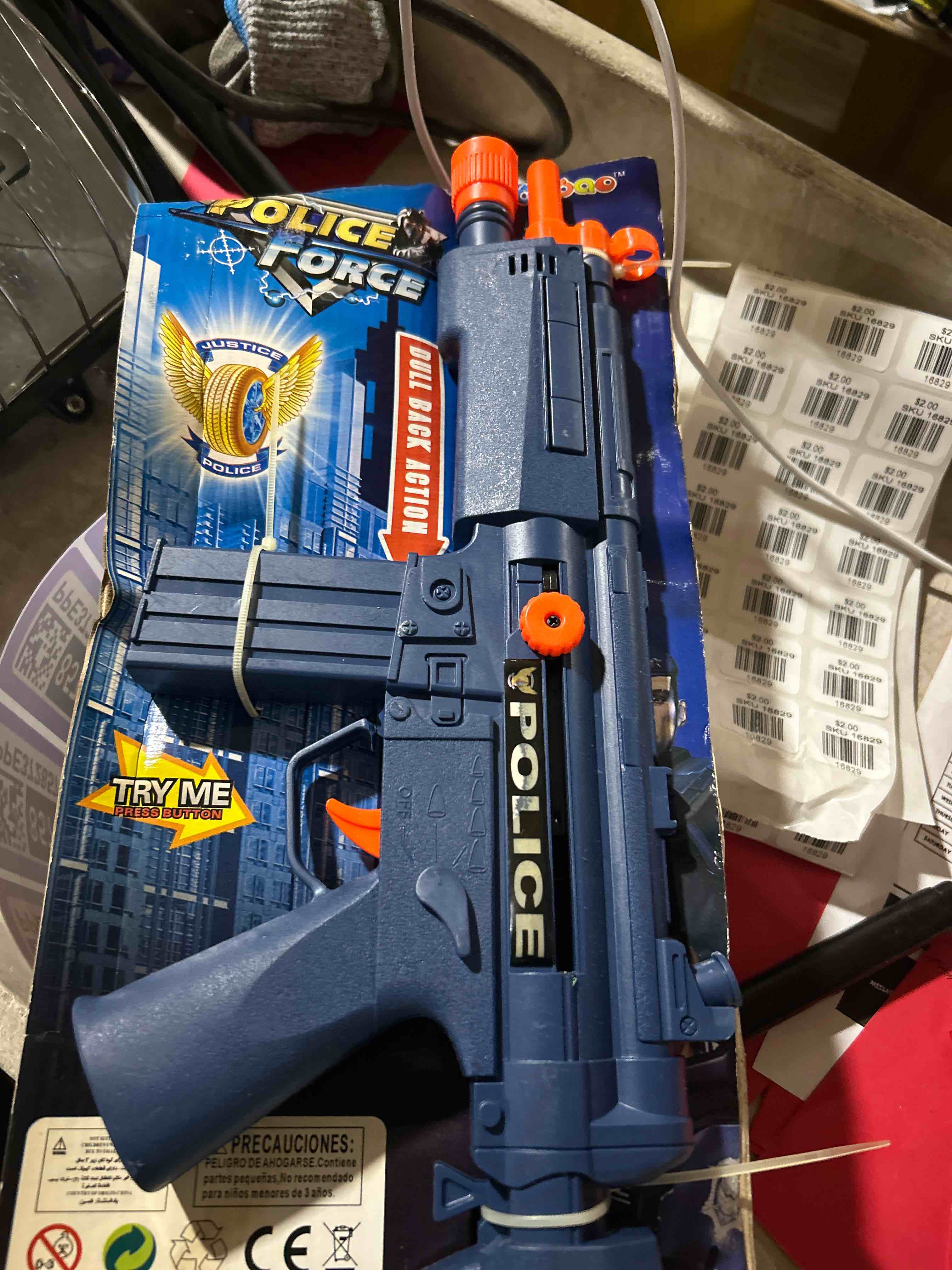 police force 33330 navy blue toy gun