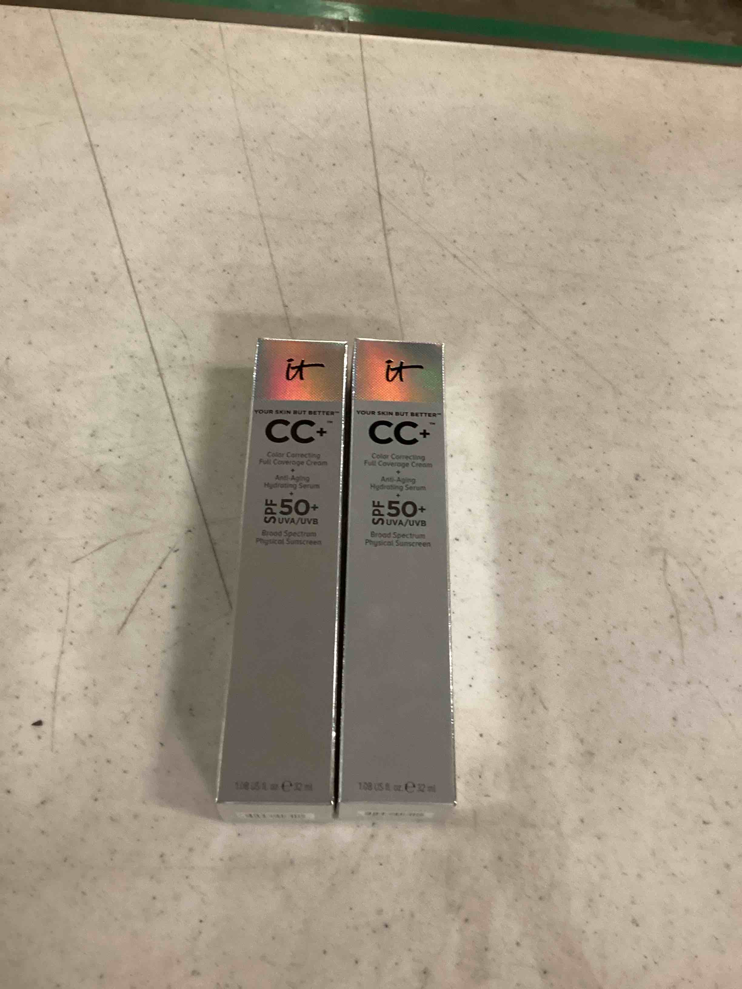 Condition photo showing New/Like New for IT Cosmetics CC + Cream SPF50 - Light Medium - 1.08 fl oz - Ulta Beauty EXP-01/2022