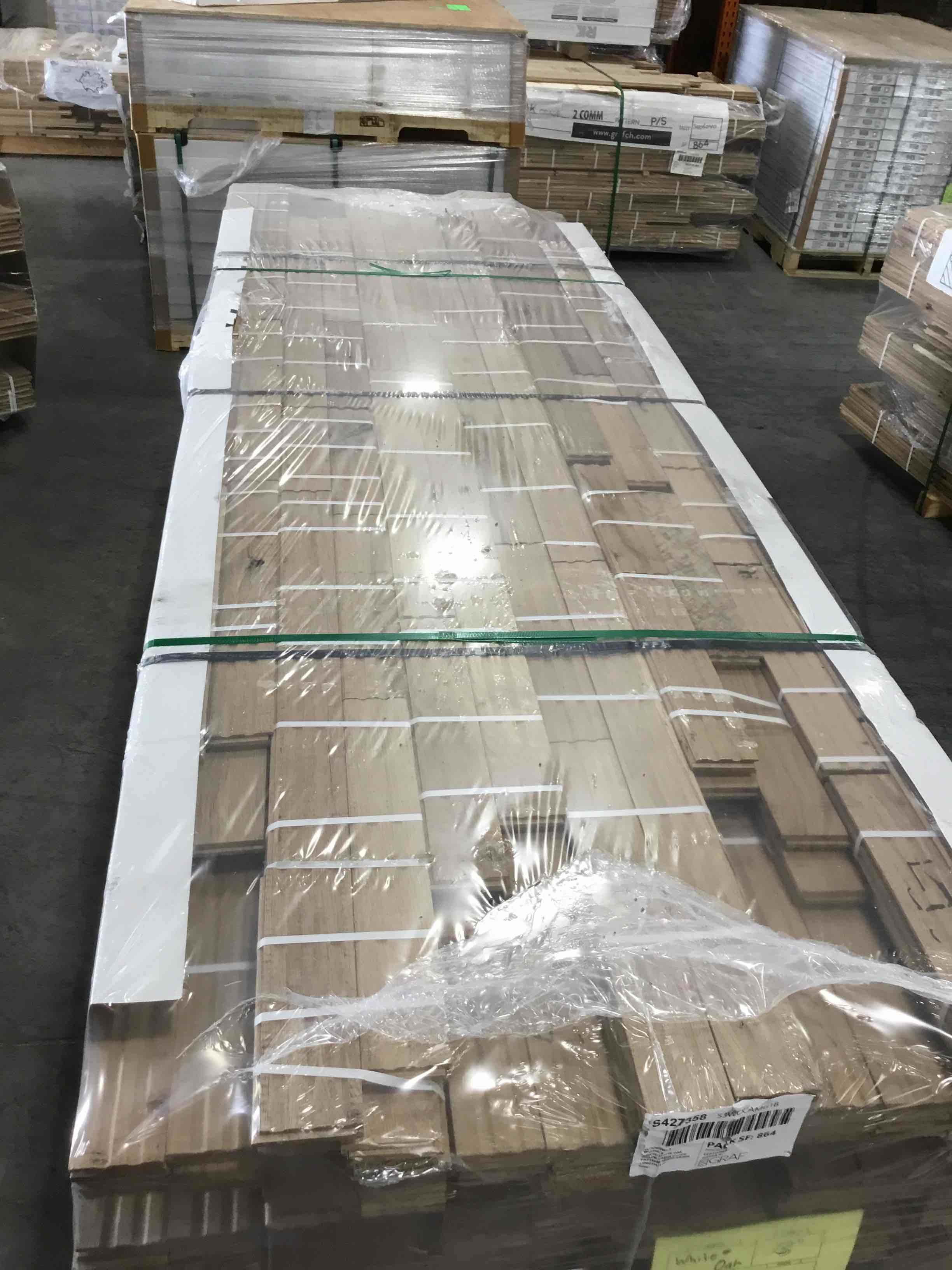 3” white oak cabin solid hardwood flooring - nicer than most cabin grade! 864 sqft