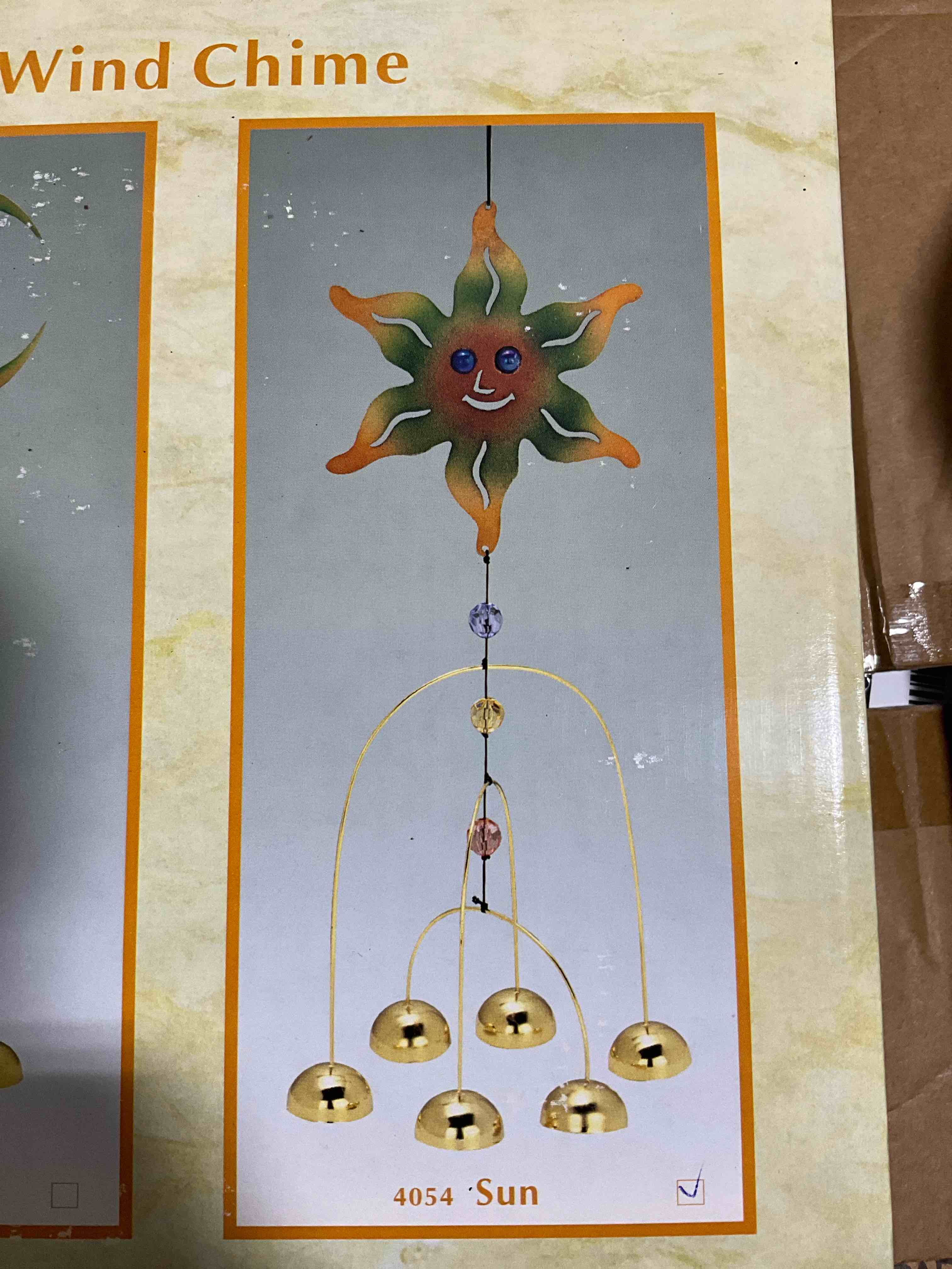 Vintage Wind Chime 4054 Sun 
