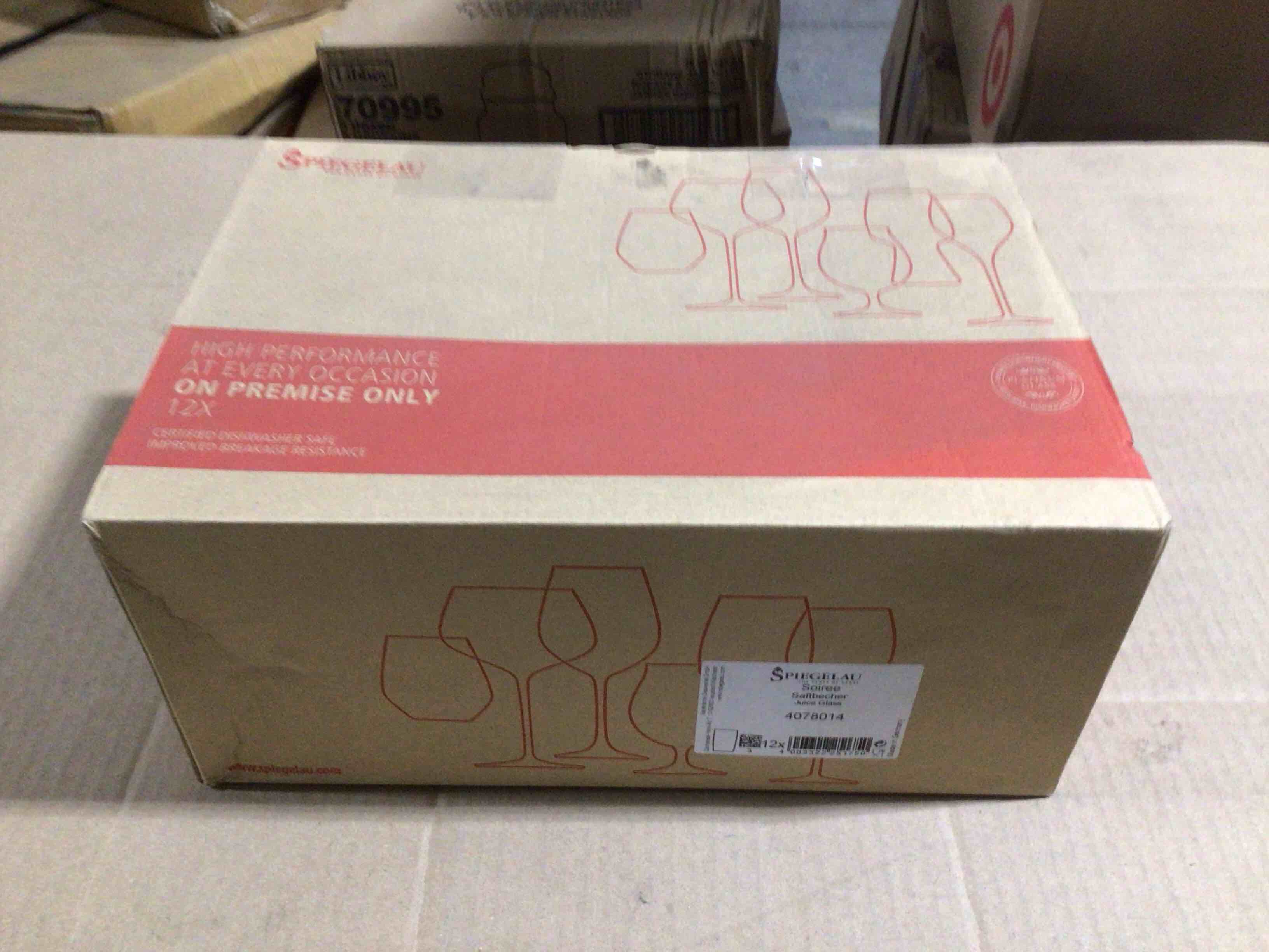 Case of 12 Spiegelau 7.25 Ounce Soirée Juice Glasses 