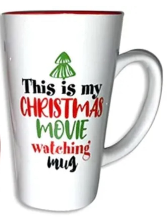 Christmas Mug “This Is My Christmas Movie Watching Mug Coffee Mug”  16 Oz