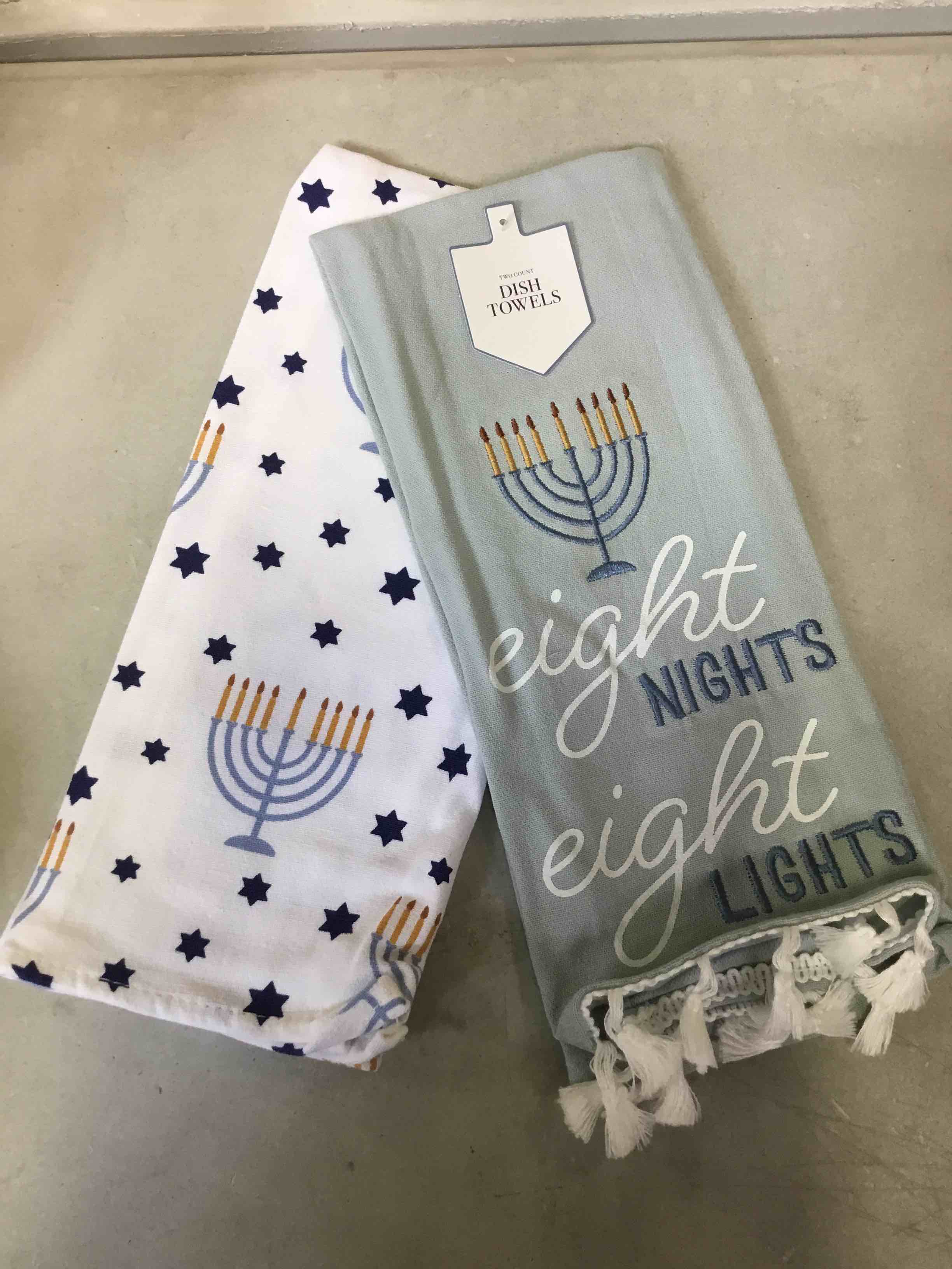Eight Nights Eight Lights Dish Towel Set