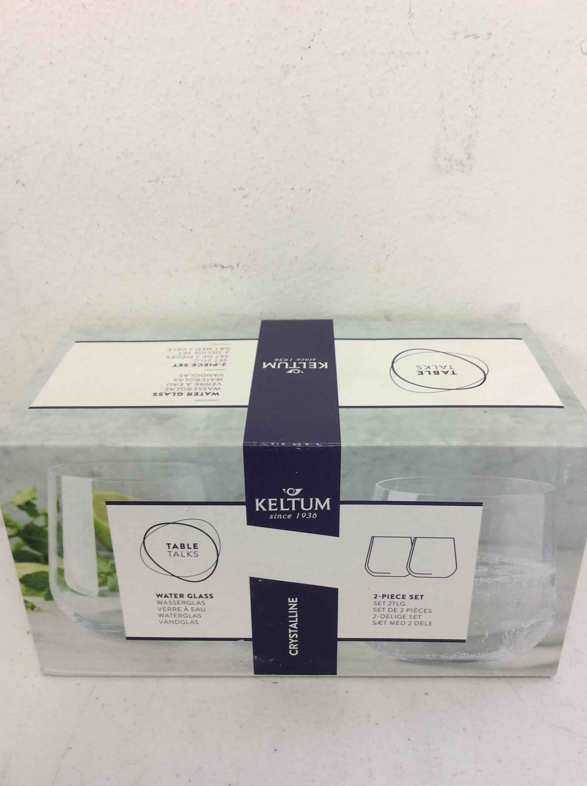 Condition photo showing New/Like New for keltum water glass 2-piece set