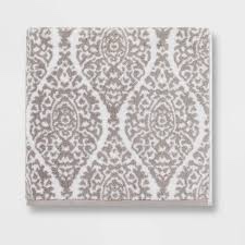 Abstract Performance Bath Towel - 54"x30" Inch - Gray/white - Threshold -