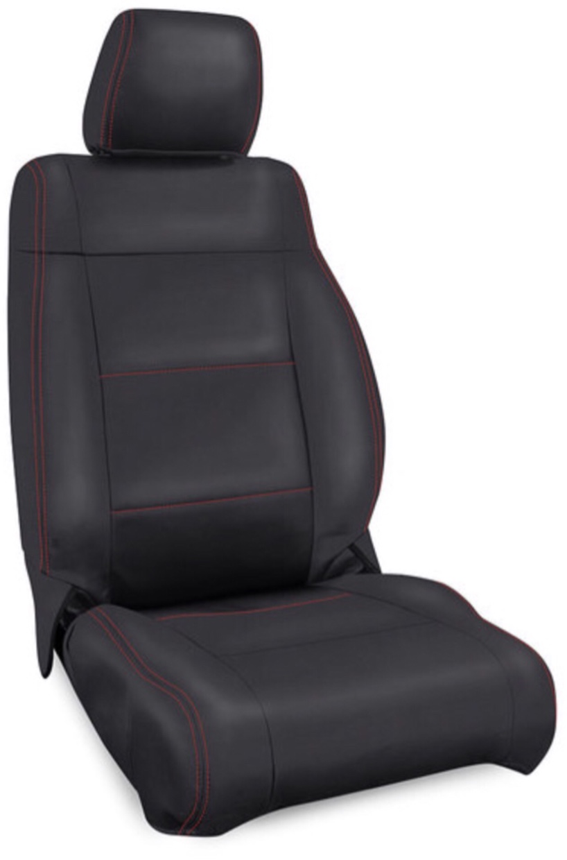 Charcoal/Black 07-10 Jeep Wrangler with seat airbag openings, 3 items total, bid per item 