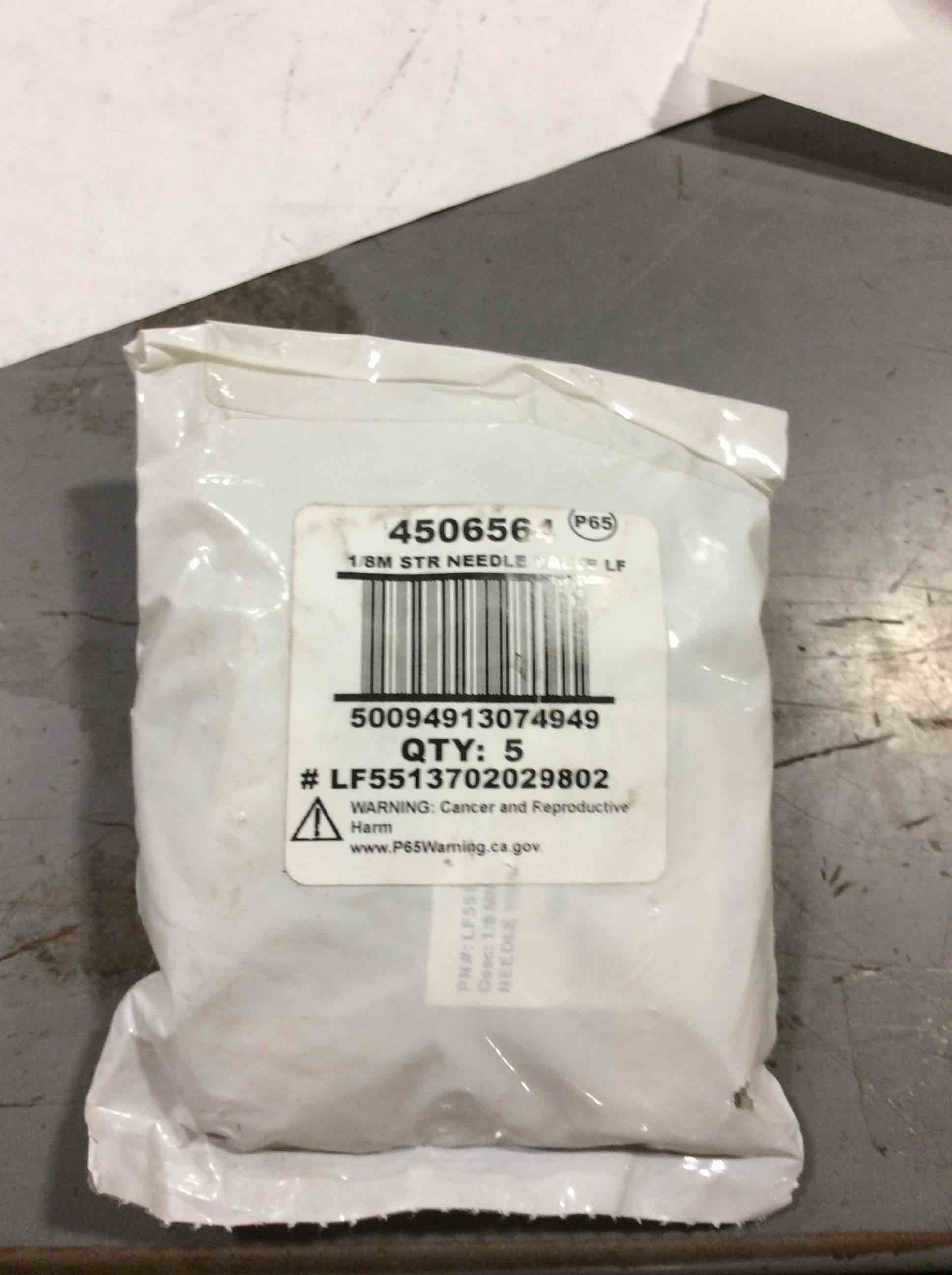 Condition photo showing New/Like New for jmf company 1/8 in. 1/8 in. brass needle valve
