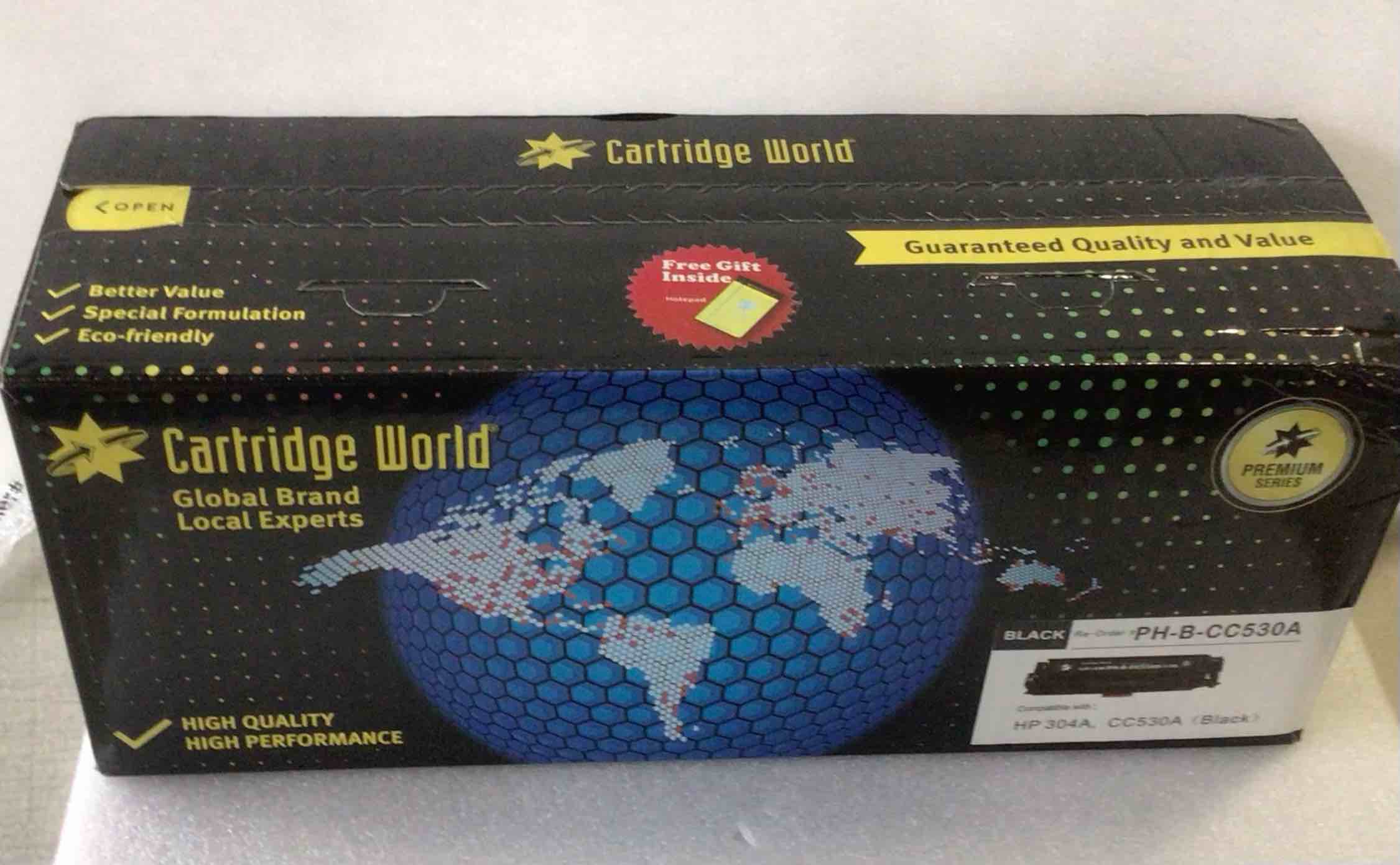 Cartridge World Cartridge Toner Black PH-B-CC530A-Compatible With HP 304A, CC530A