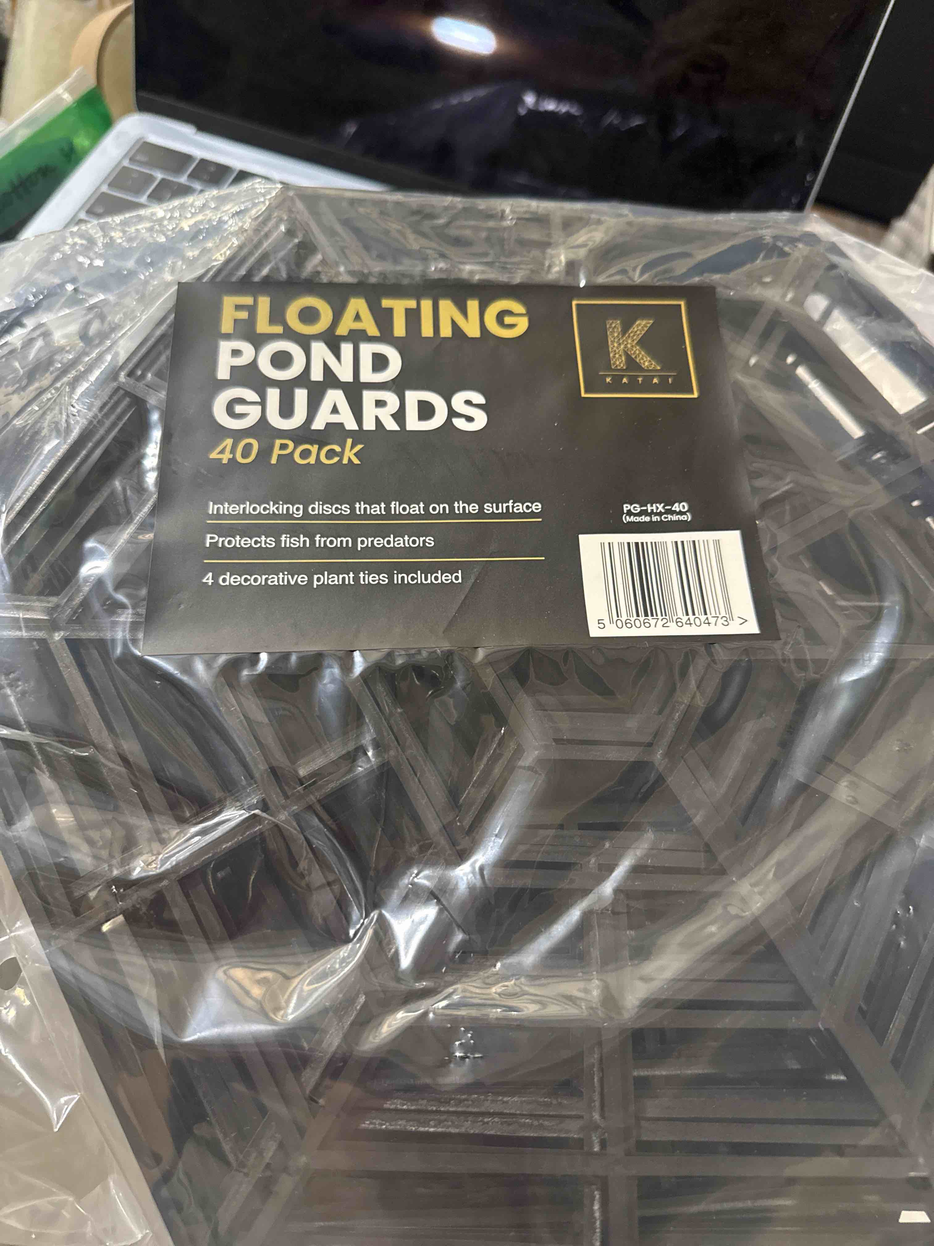 Condition photo showing Brand New for katai floating pond guards 40 pack 