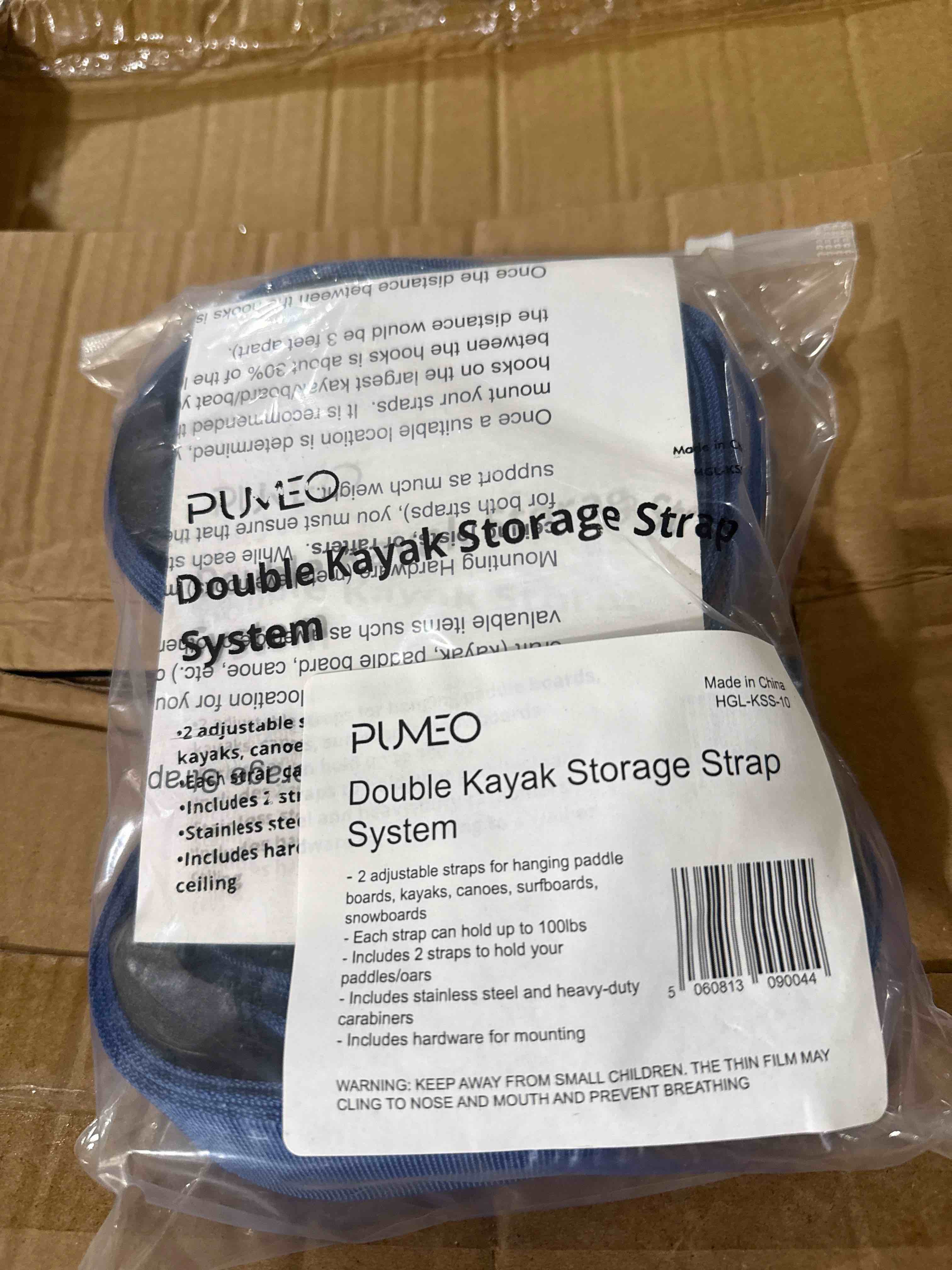 Condition photo showing Brand New for pumeo double kayak storage strap system 