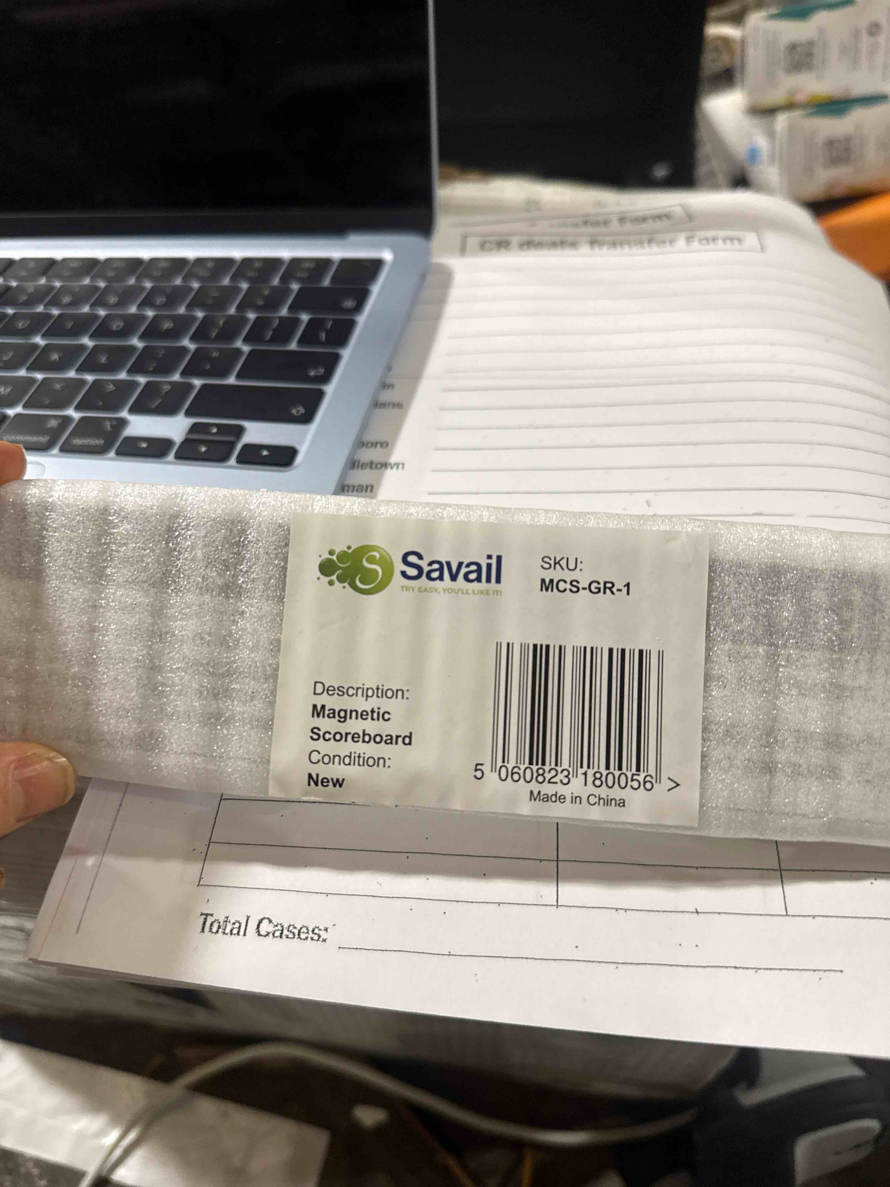 Condition photo showing Brand New for case of 30 savail magnetic scoreboard