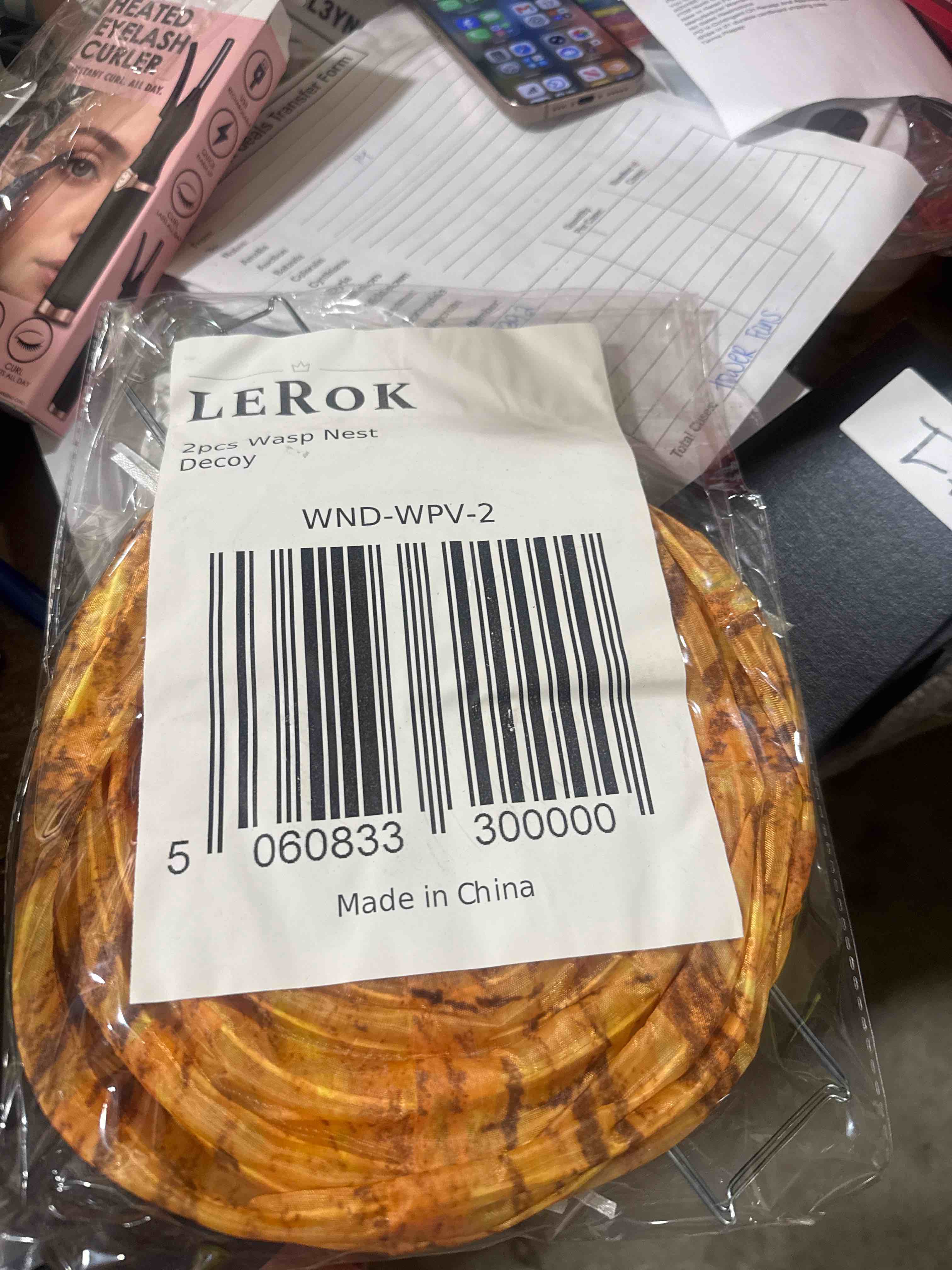 Condition photo showing Brand New for lerok 2pc wasp nest decoy