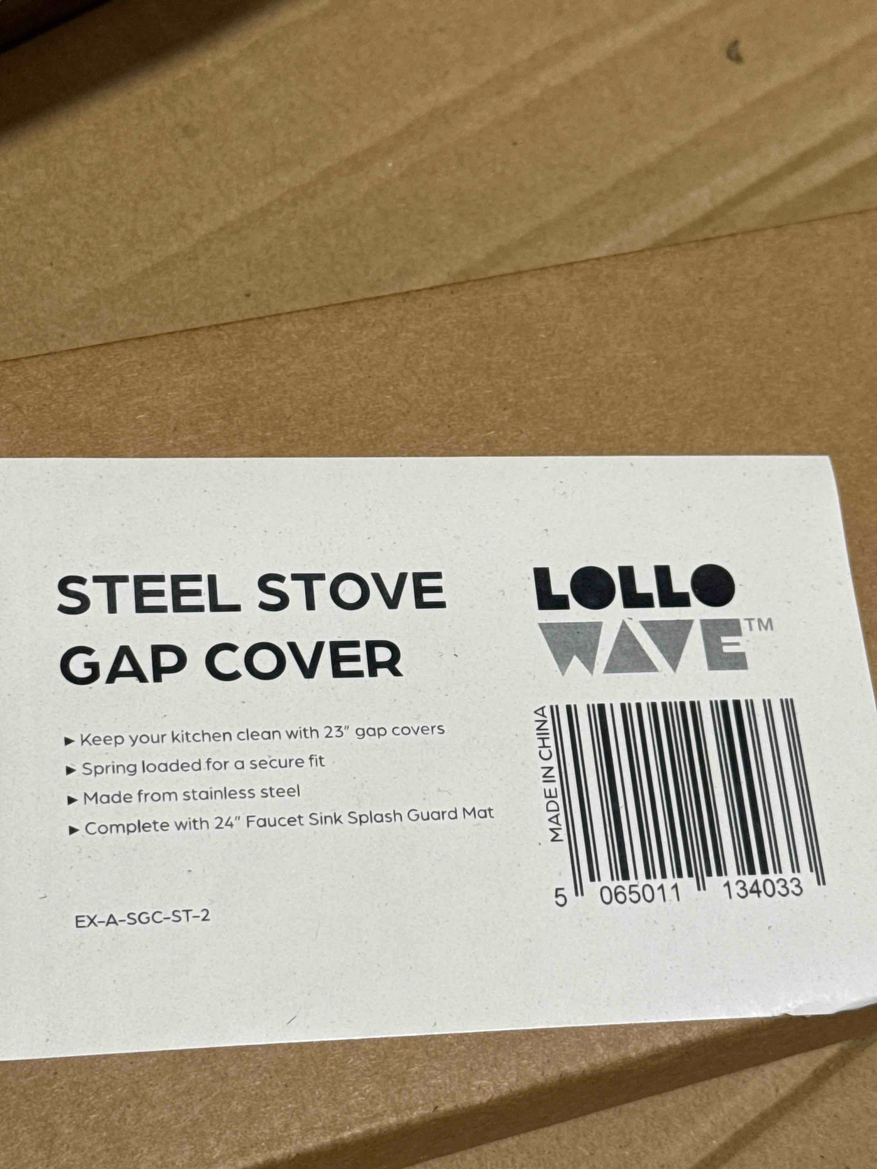 Condition photo showing Brand New for lollo wave steel stovr gap cover