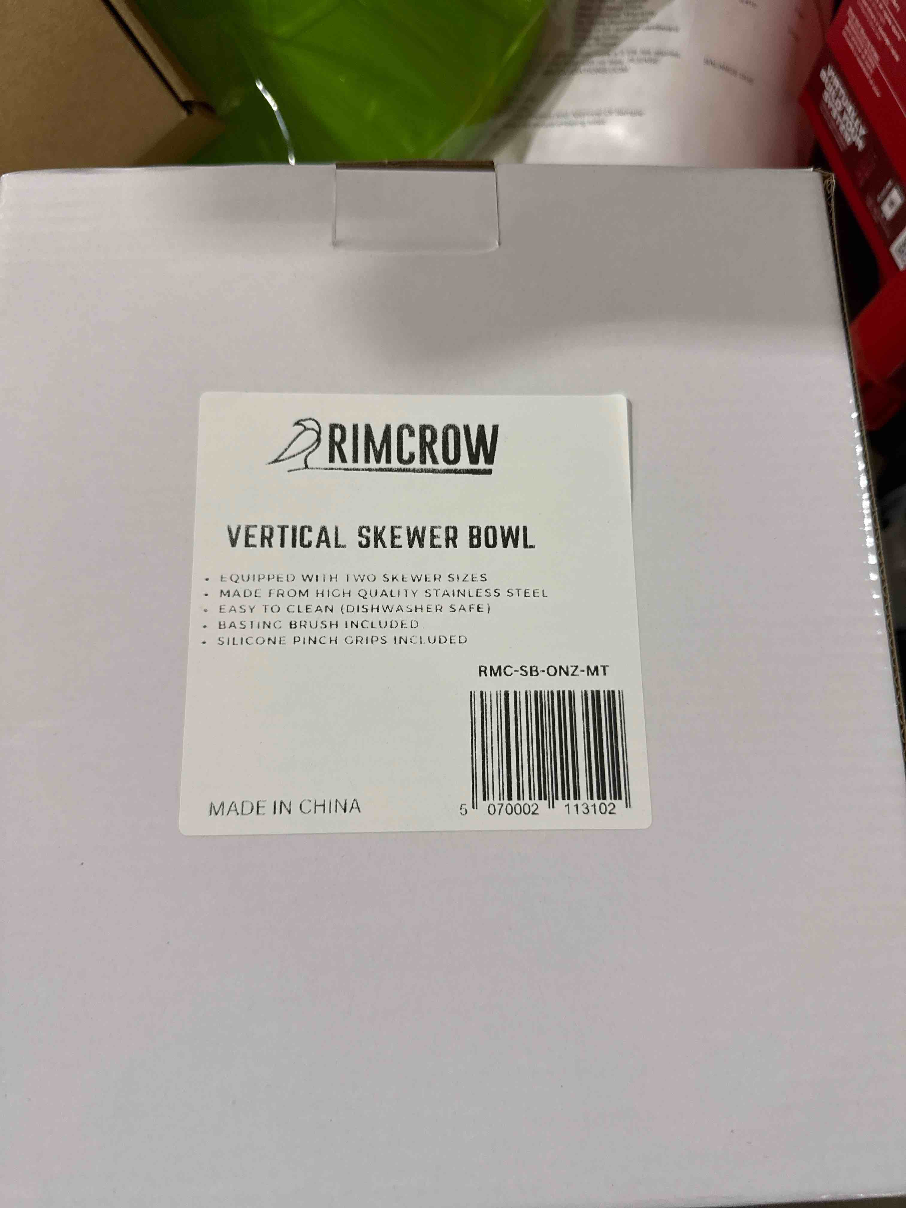 Condition photo showing Brand New for rimcrow vertical skewer bowl