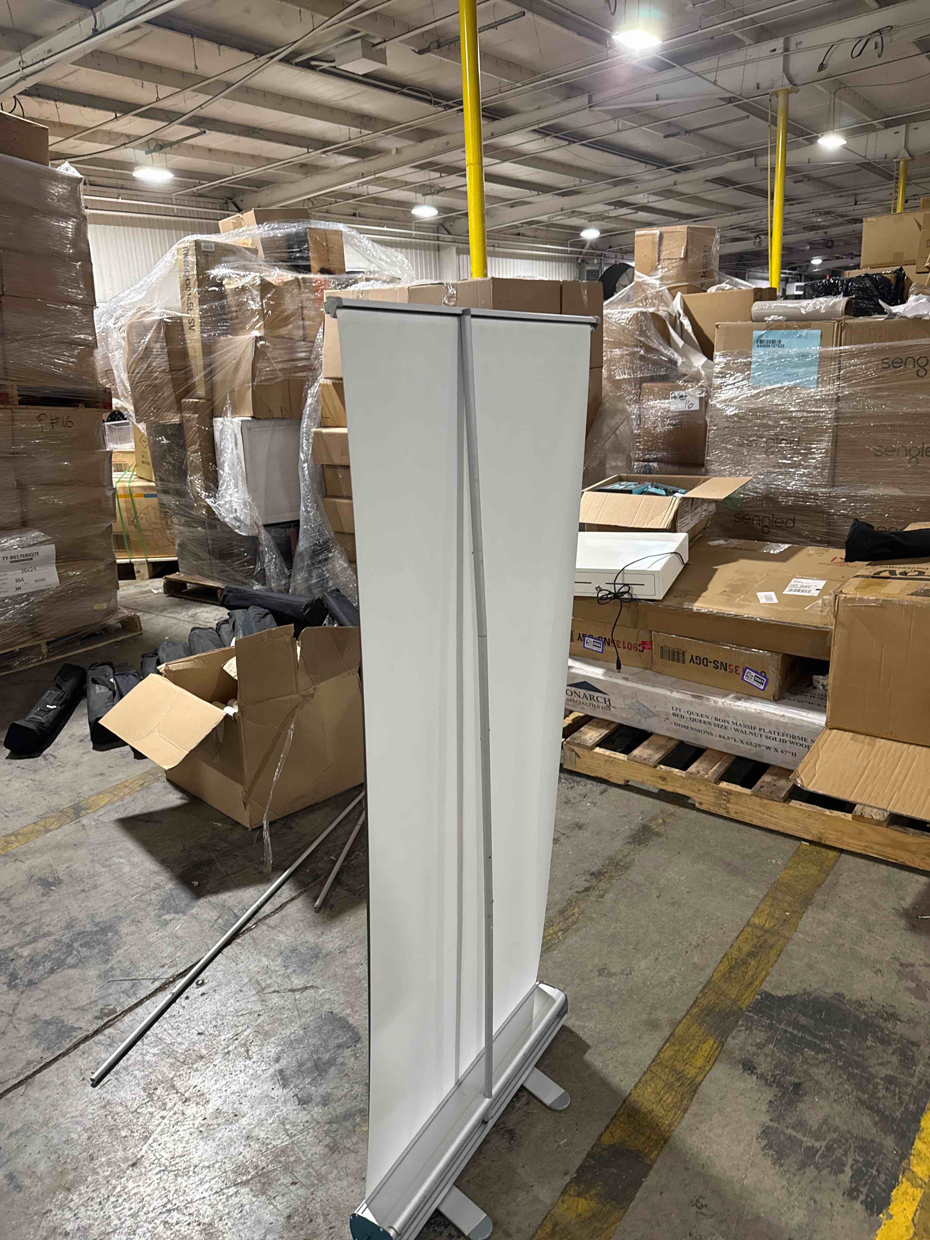 Condition photo showing New/Like New for retractable banner stand/ roll up banner 