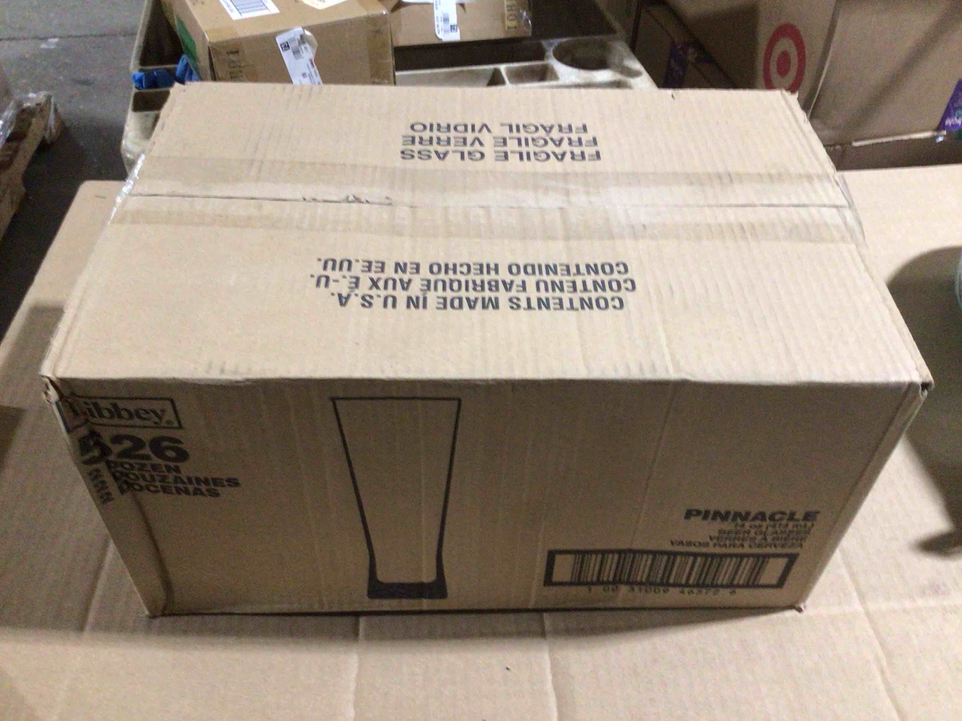 Case of 24 Libbey Pinnacle 14 Ounce Beer Glass 