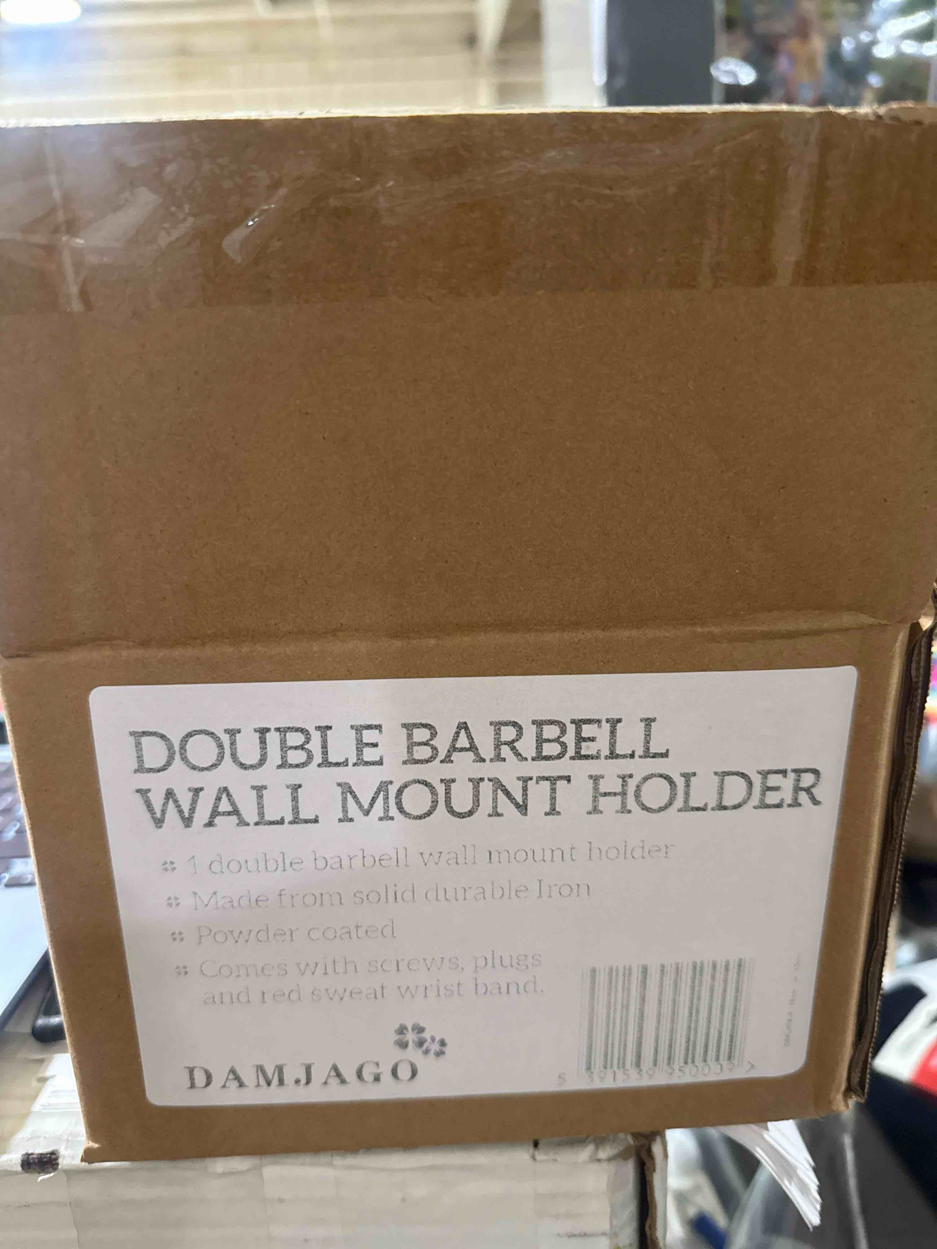 Condition photo showing Brand New for damjago double barbell wall mount homder