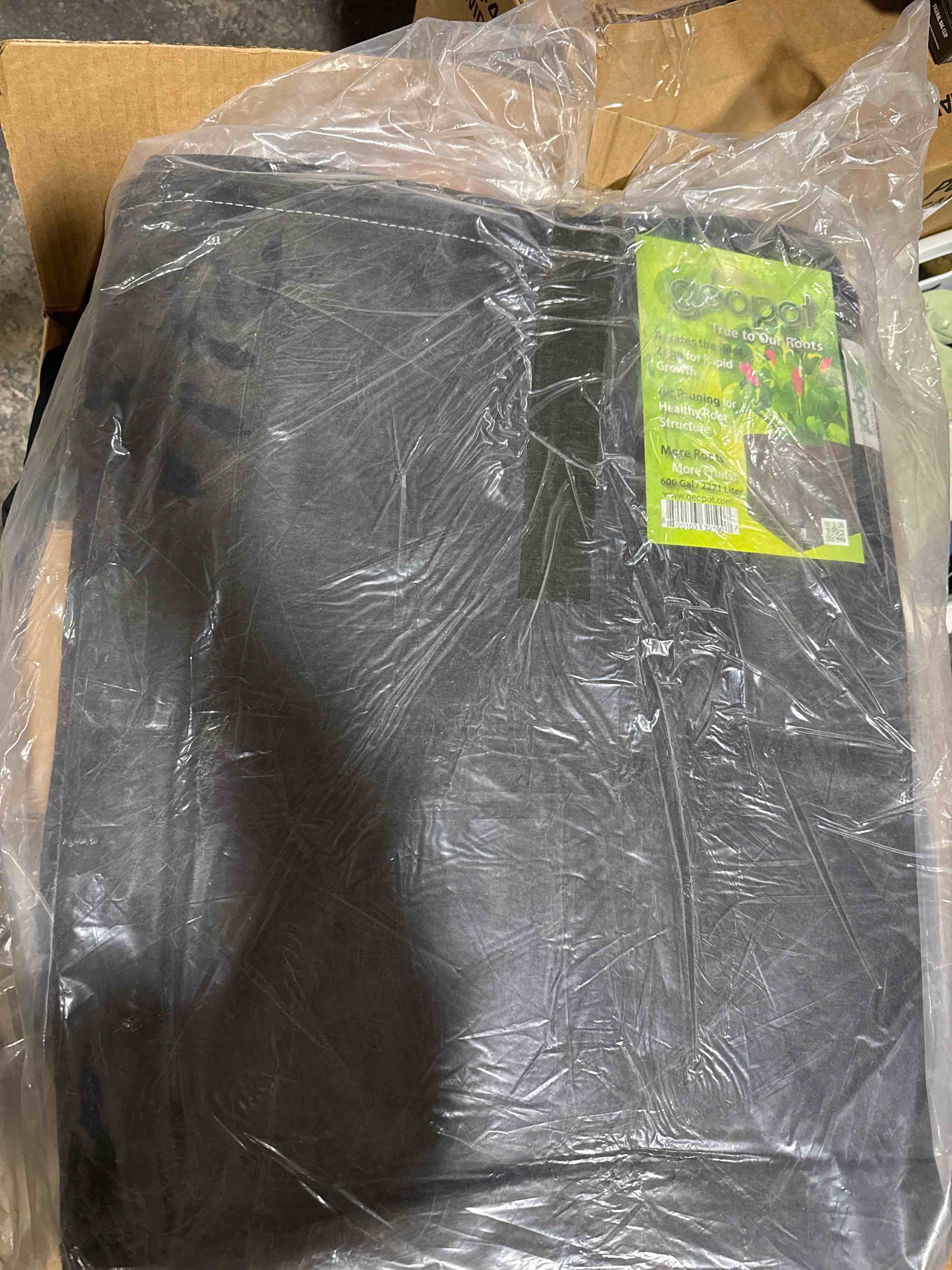 Condition photo showing Brand New for geopot 600 gallon grow bag 