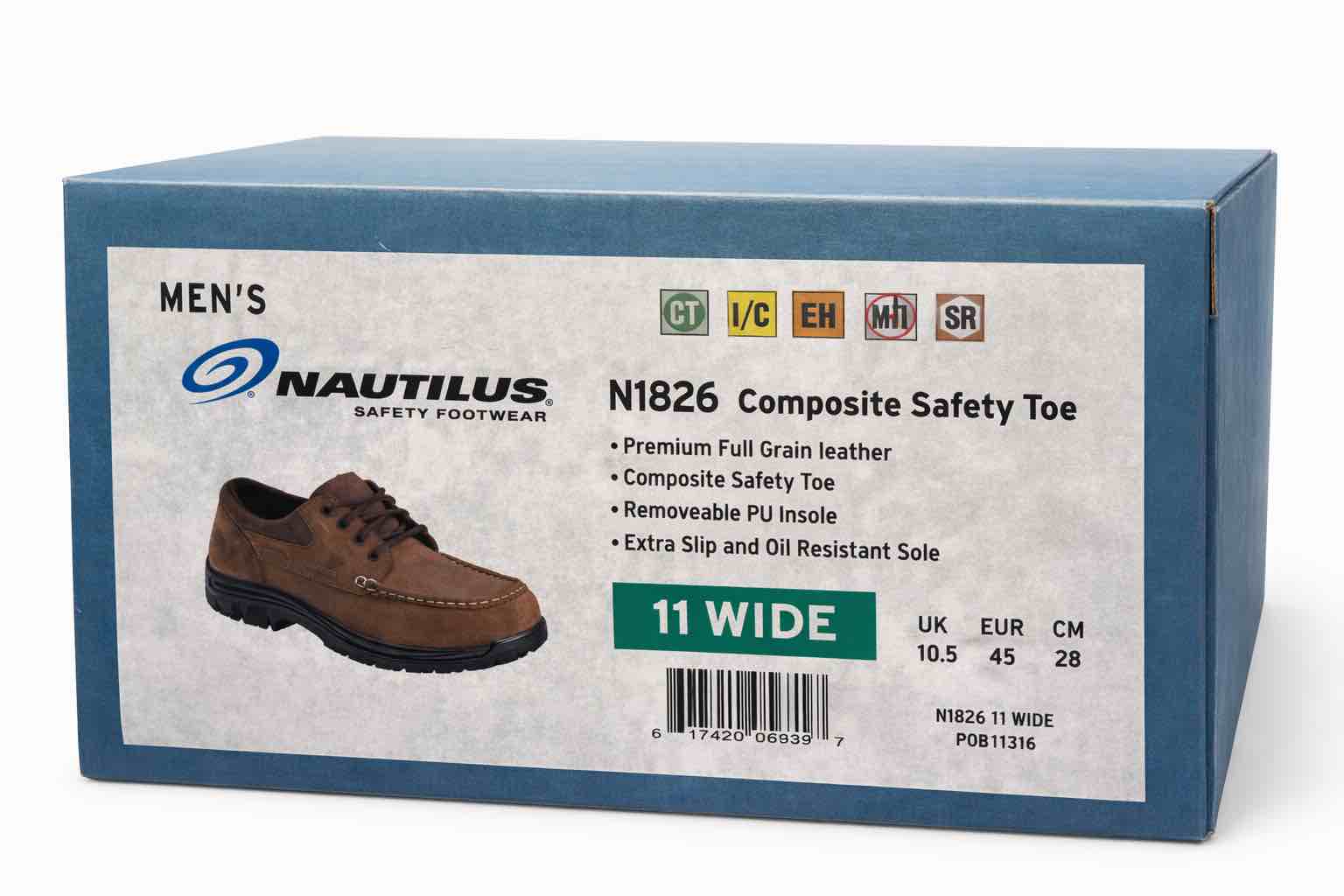 Condition photo showing Brand New for nautilus 11 w composite safety toe 