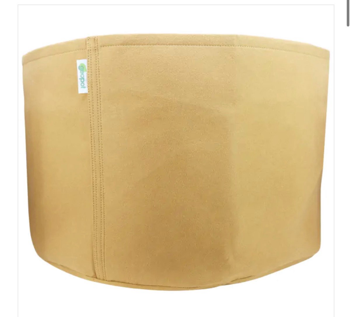 GeoPot 65 gallon breathable fabric pot tan 