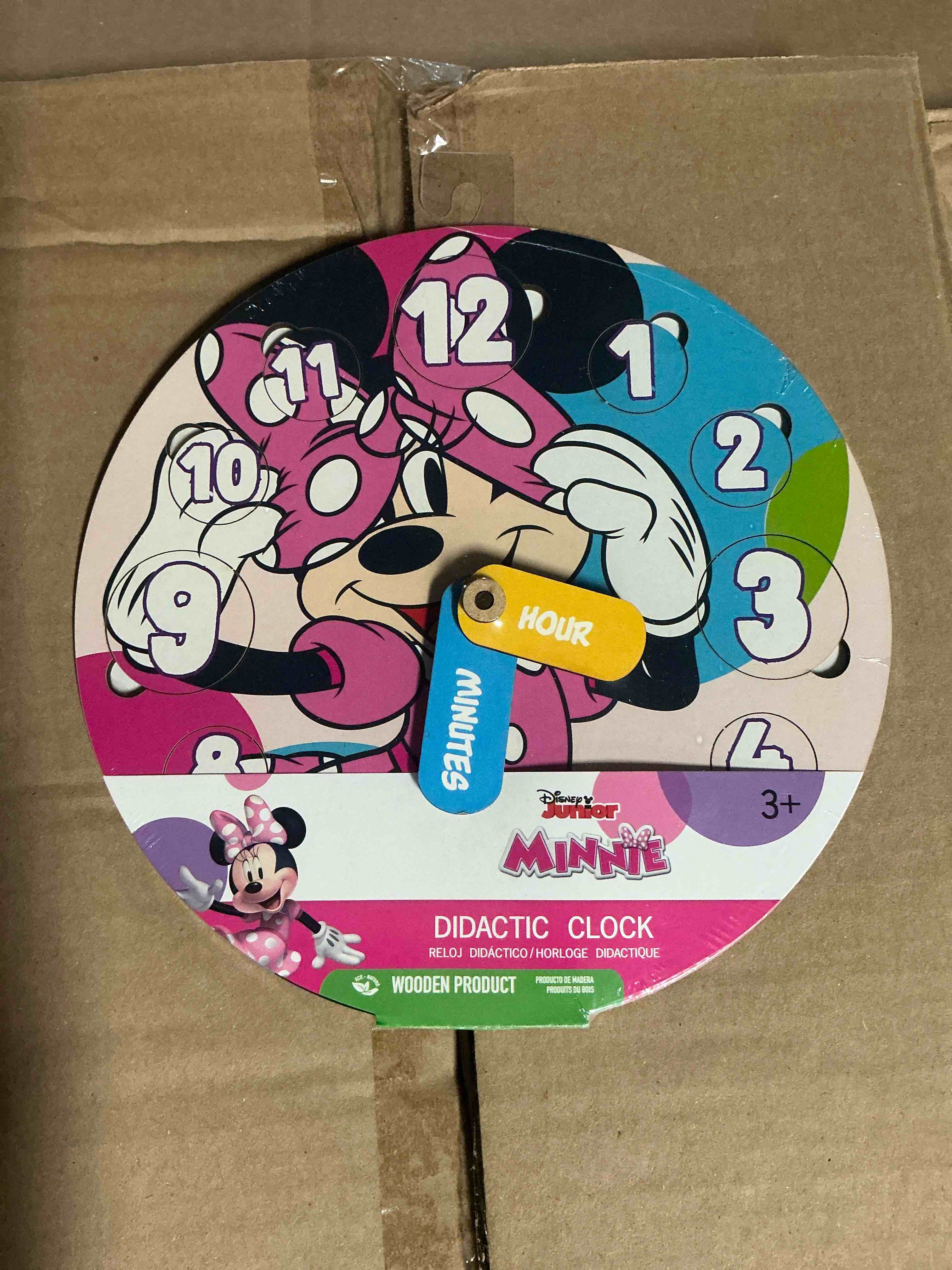 FunCrafts Disney Junior Minnie Flat Learning Clock 