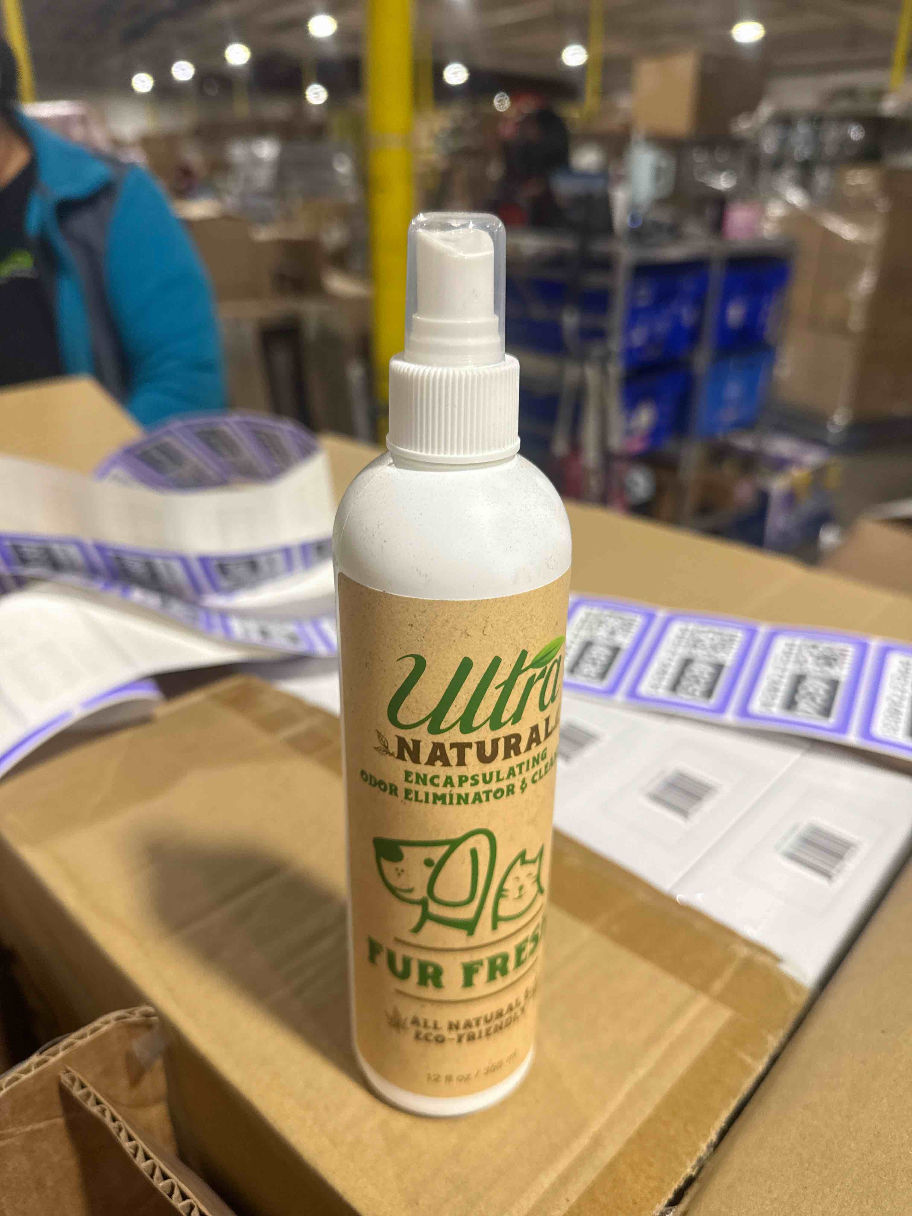 12 ounce ultra natural fur fresh odor, eliminator, and cleaner