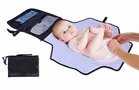 Diaper Changing Travel Kit By Lebogner - Deluxe Baby Changing Pad With Neoprene