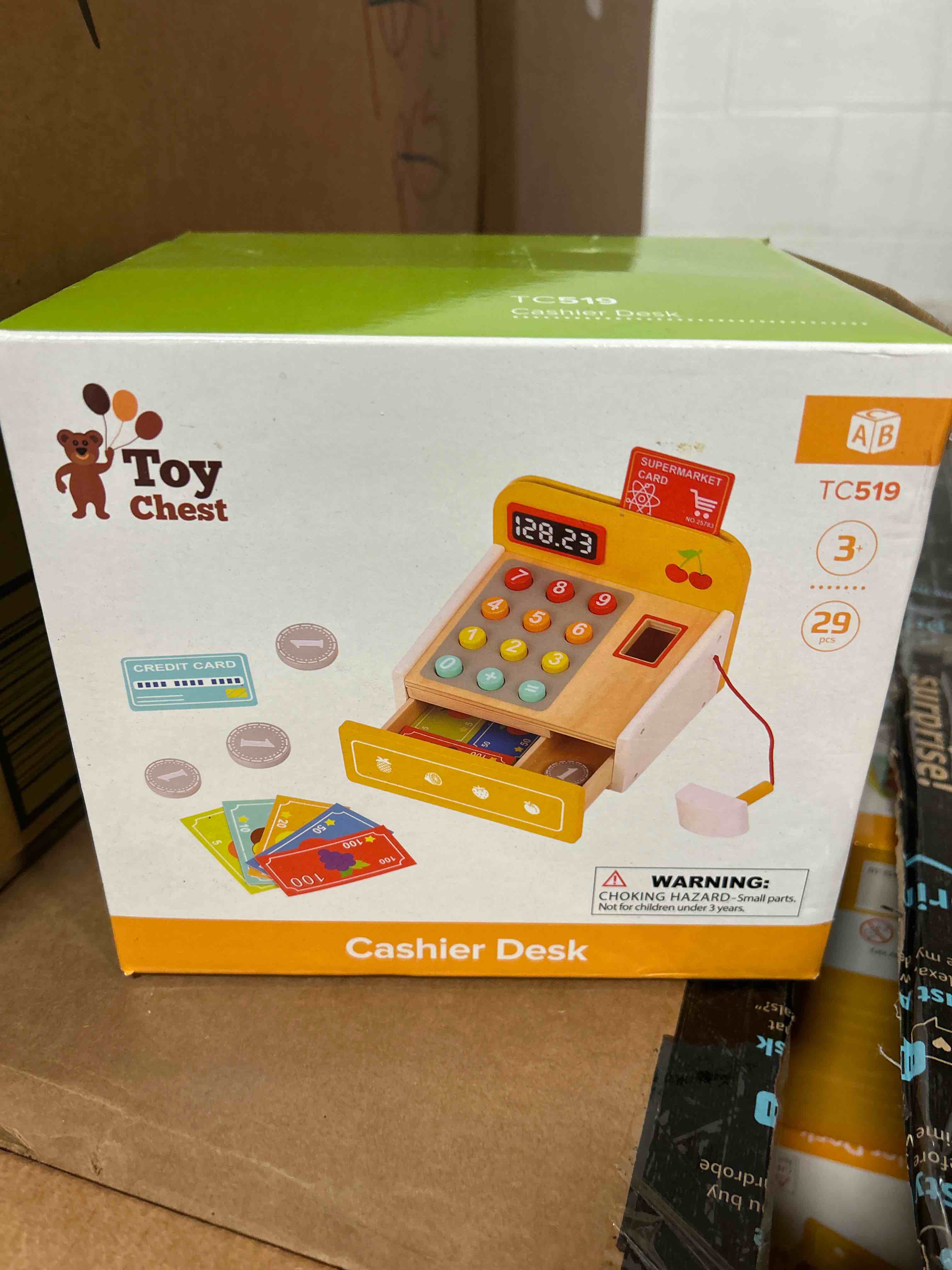 toy chest cashier desk 