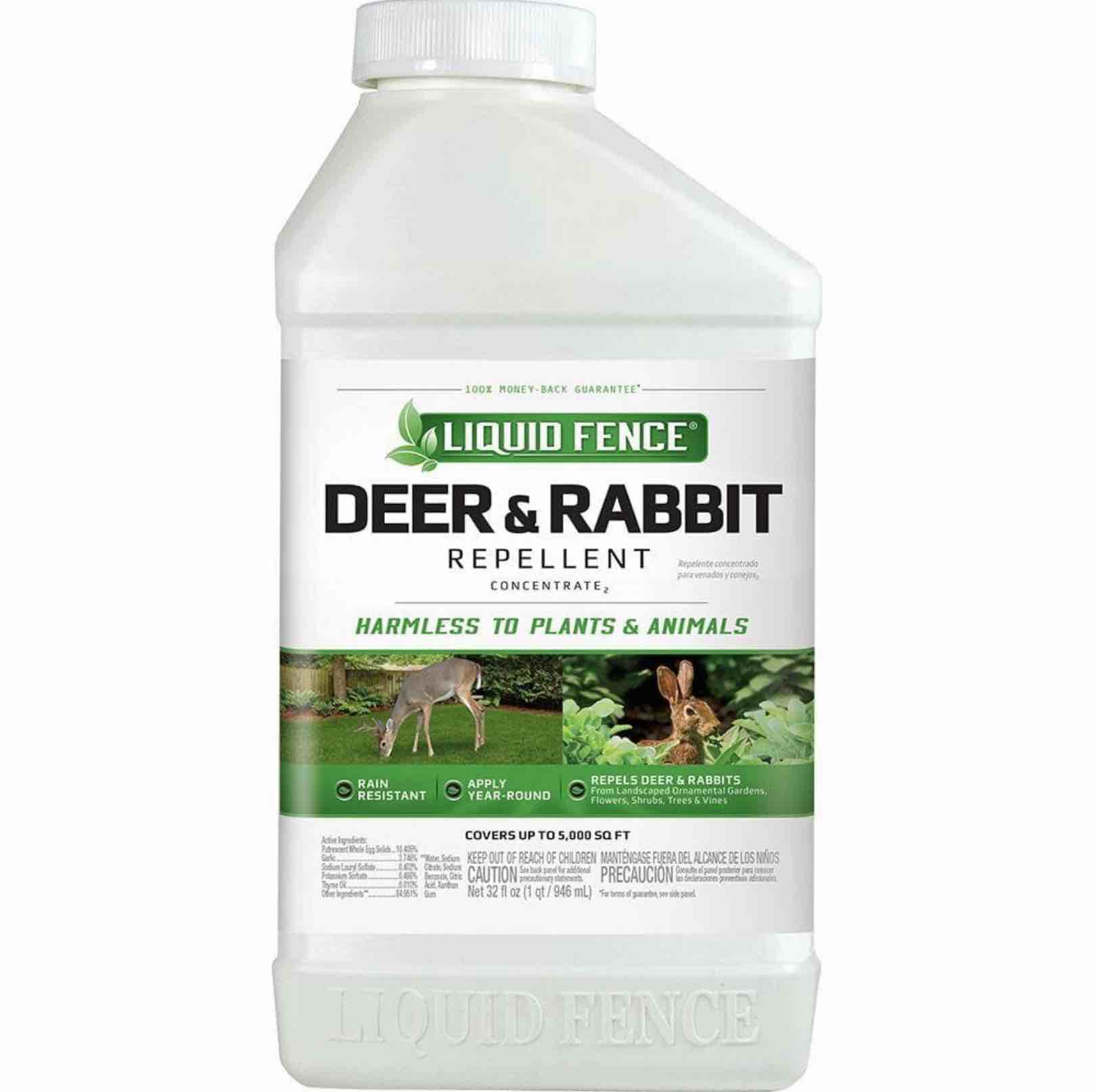 Liquid Fence 32-Ounce Deer & Rabbit Repellent Concentrate