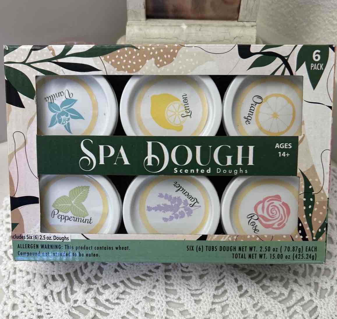 creative kids spa dough 6 pack scented dough 
