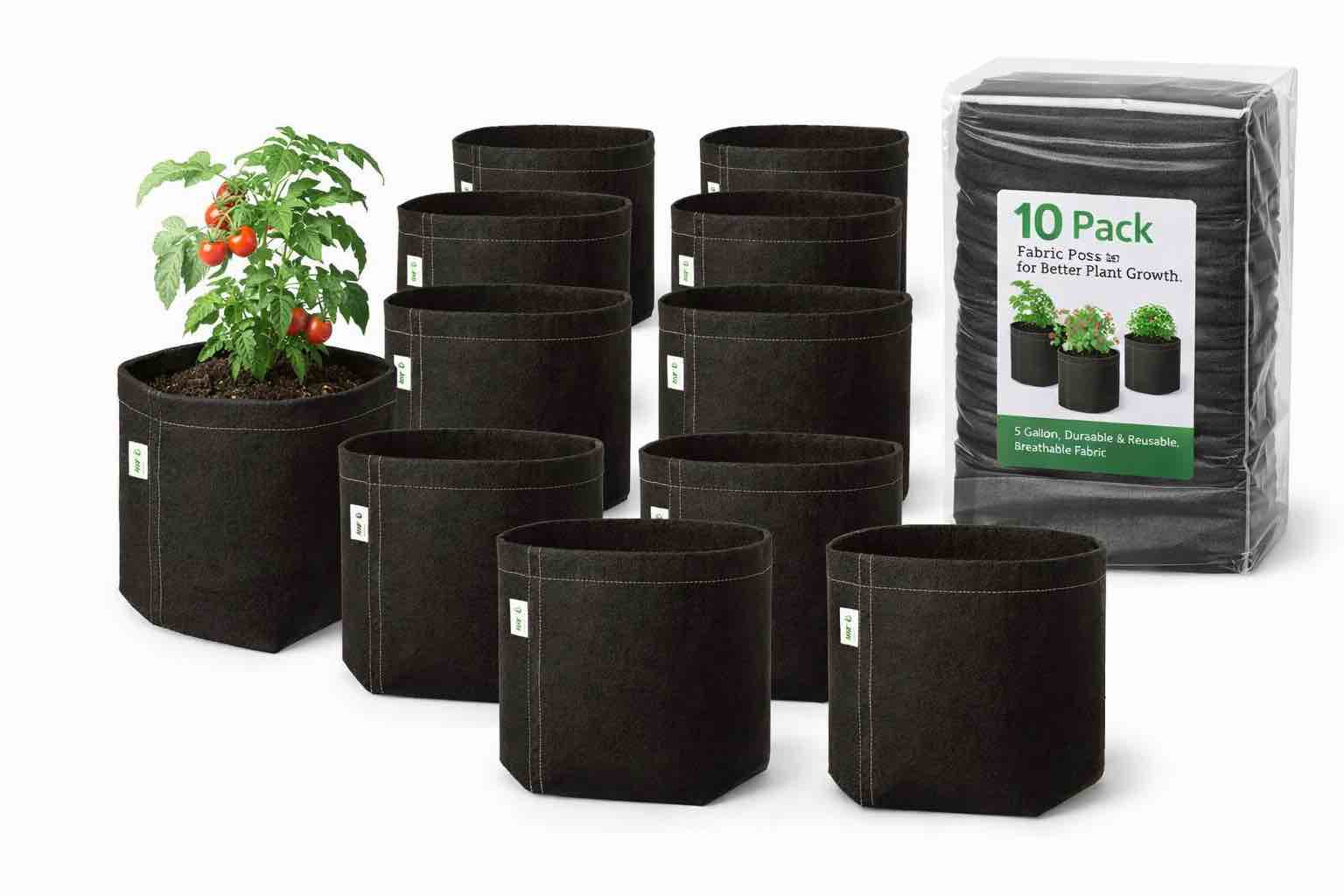 pack of 10 g-lite fabric pot 1 gallon