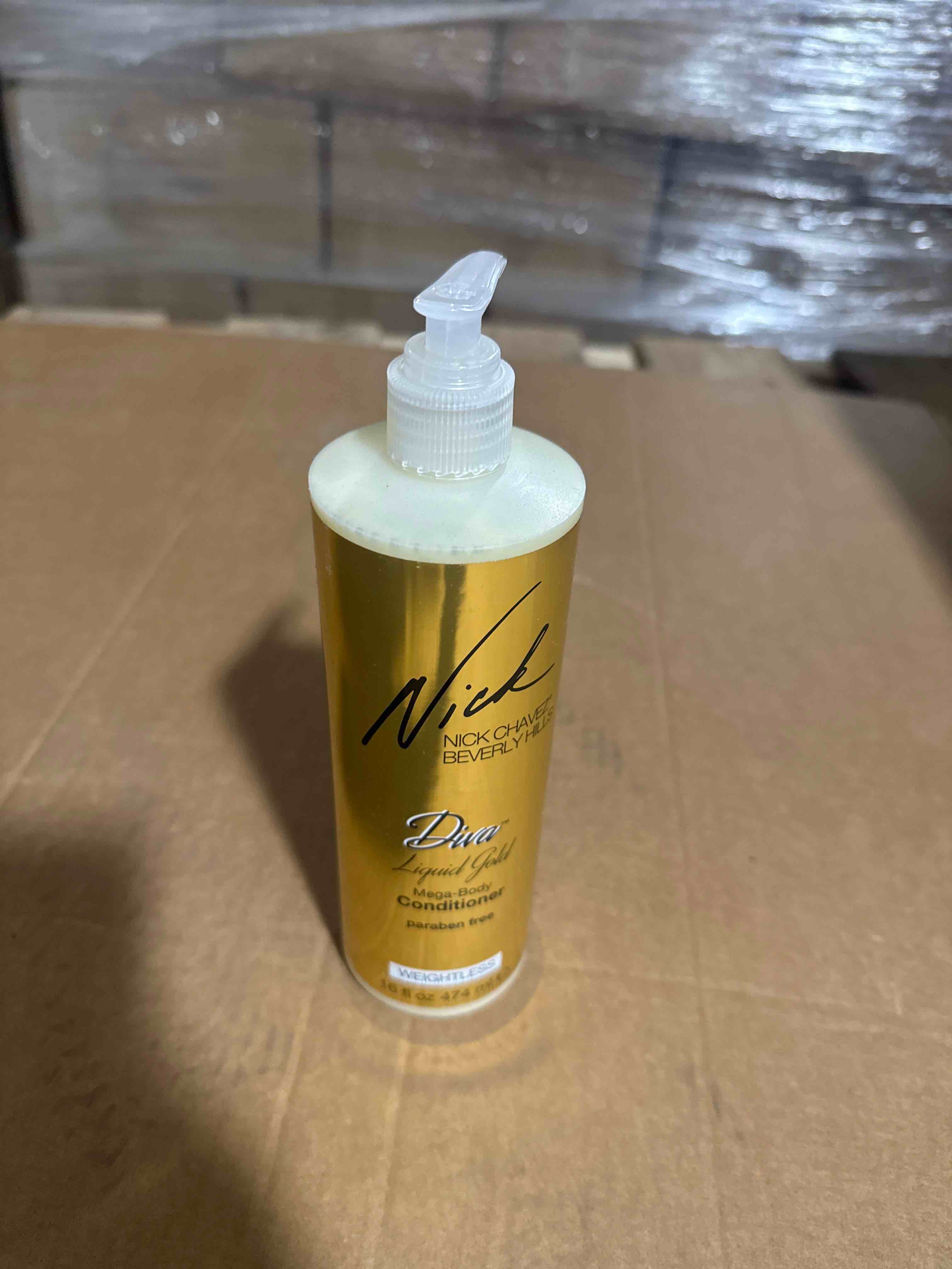 Condition photo showing Brand New for Nick Chavez Diva Liquid Gold Mega-Body Shampoo