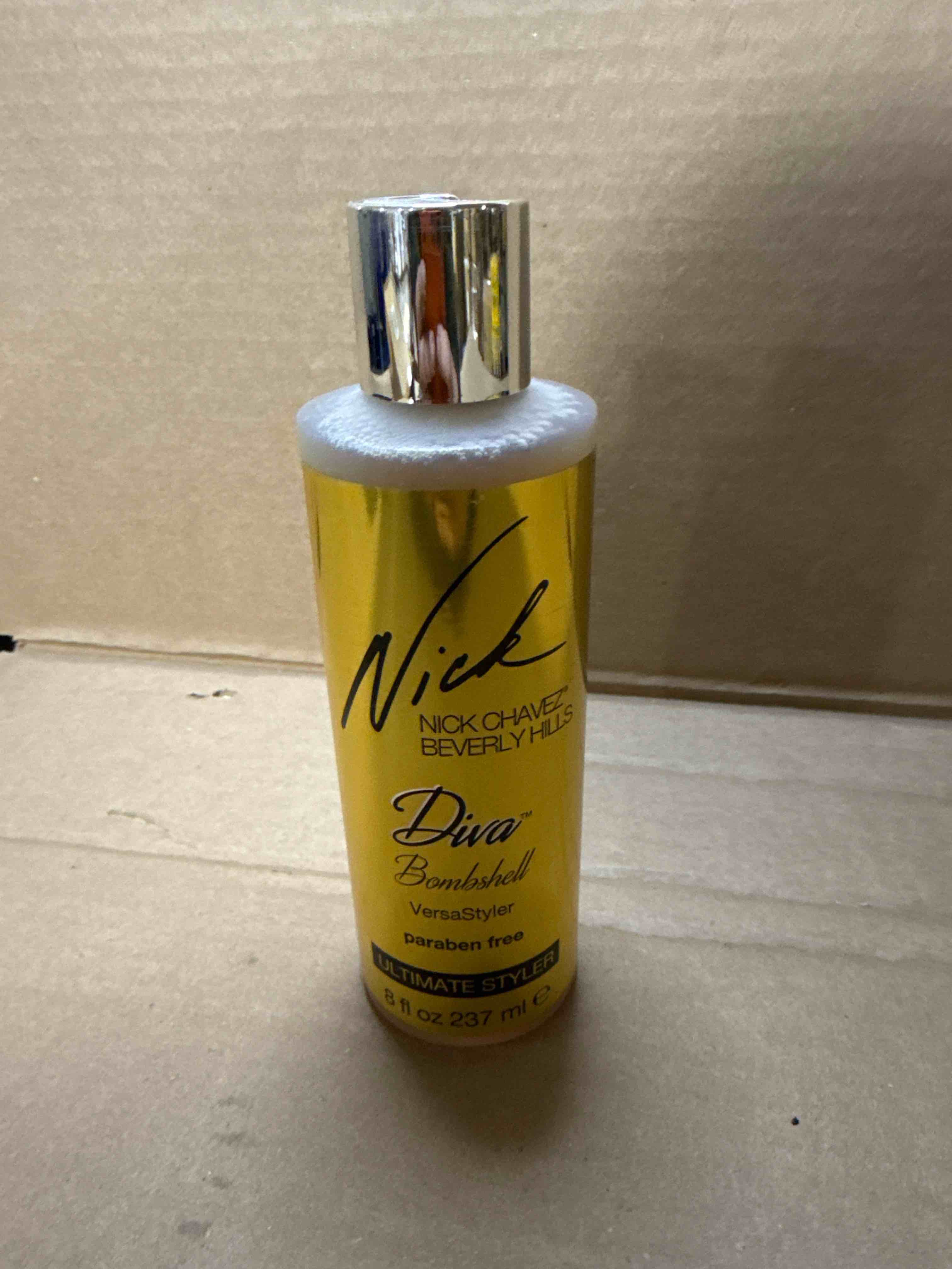 Condition photo showing Brand New for nick chavez diva bombshell versastyler hair styler + shine gloss 8 oz sealed
