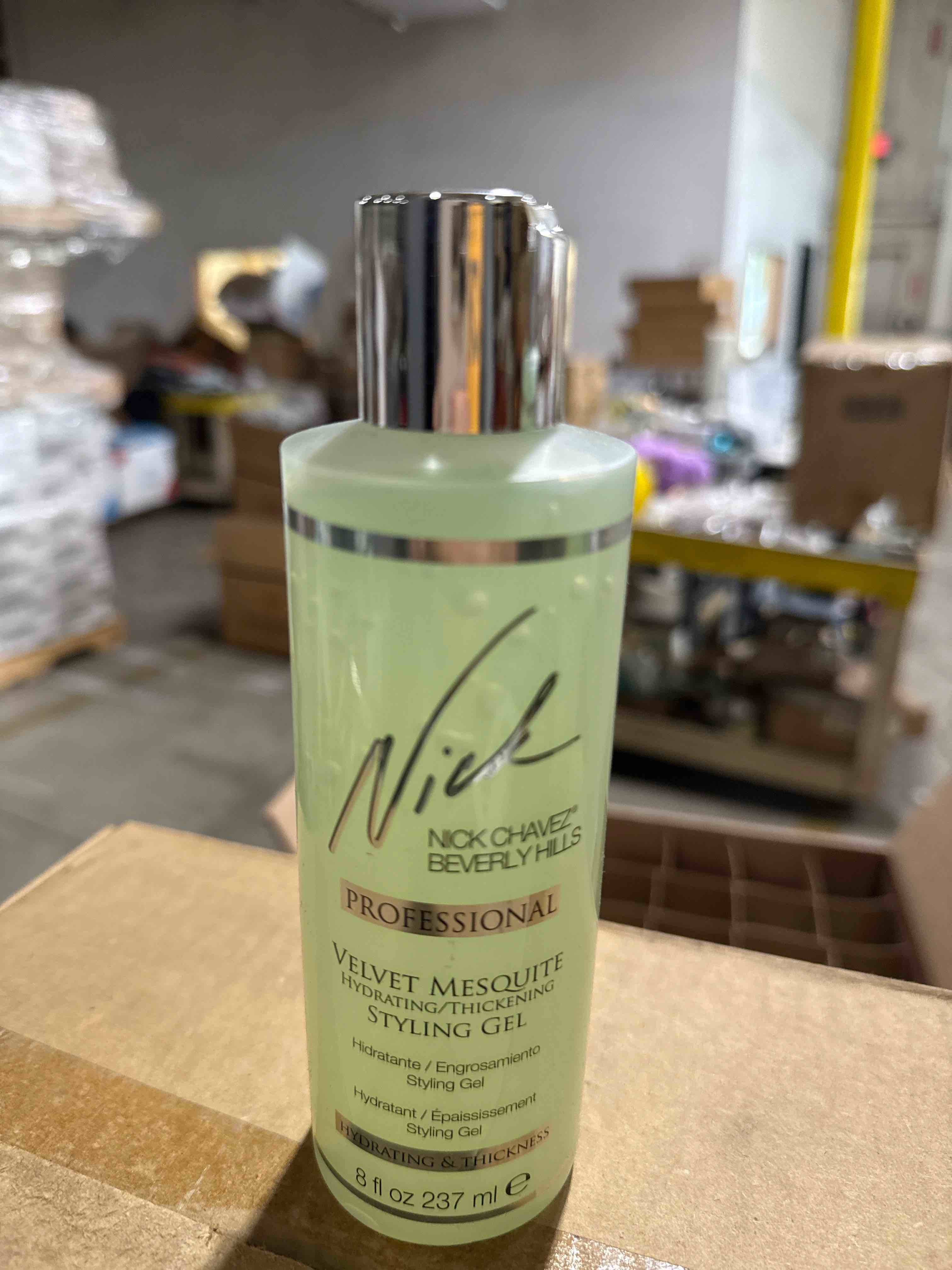 Condition photo showing Brand New for nick chavez velvet mesquite 8 oz. hydrating styling gel