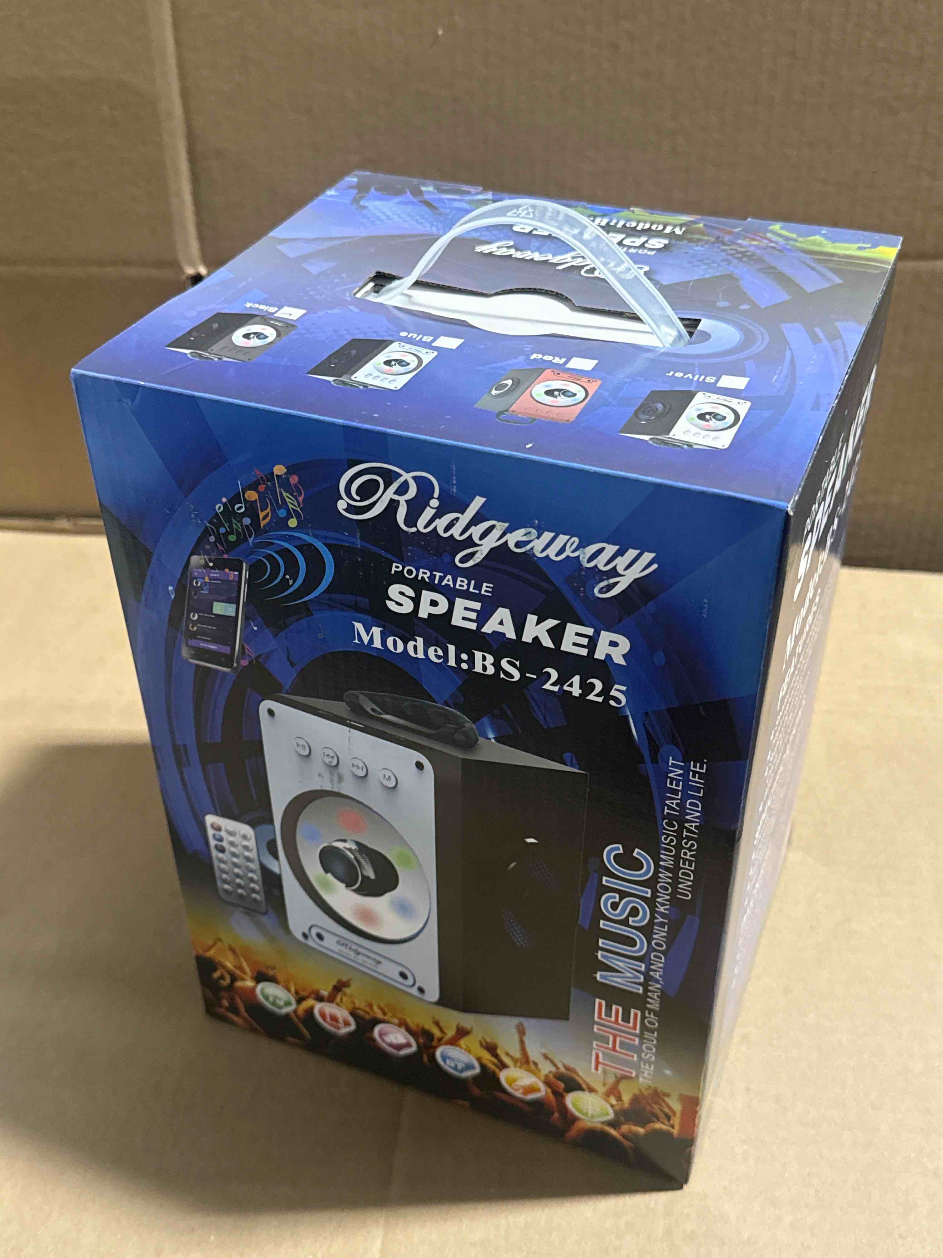 Bs-2425 4" Portable Bluetooth Speaker Bass Stereo Outdoor Speaker Rechargeable