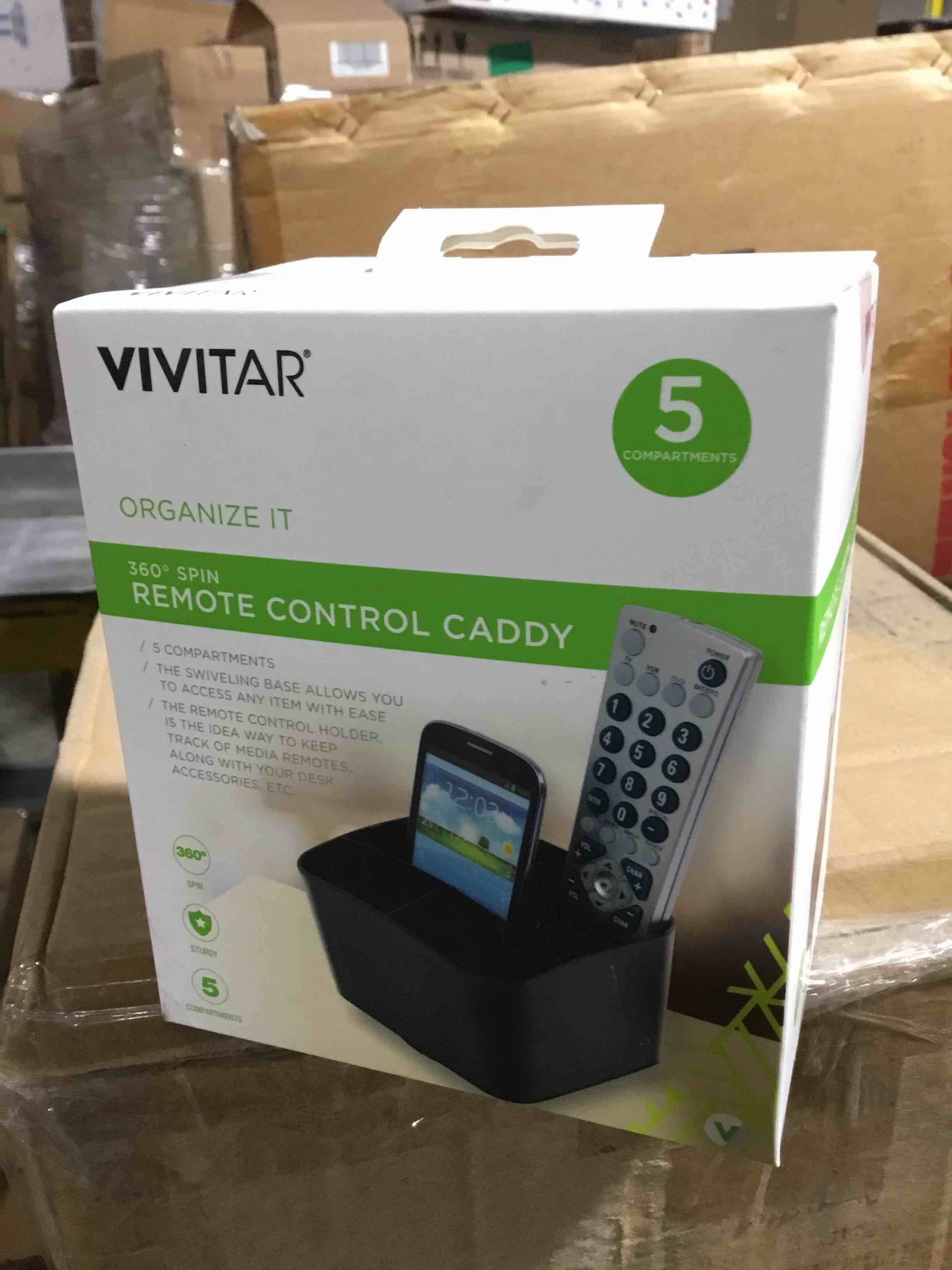 Vivitar 360 spin remote control caddy