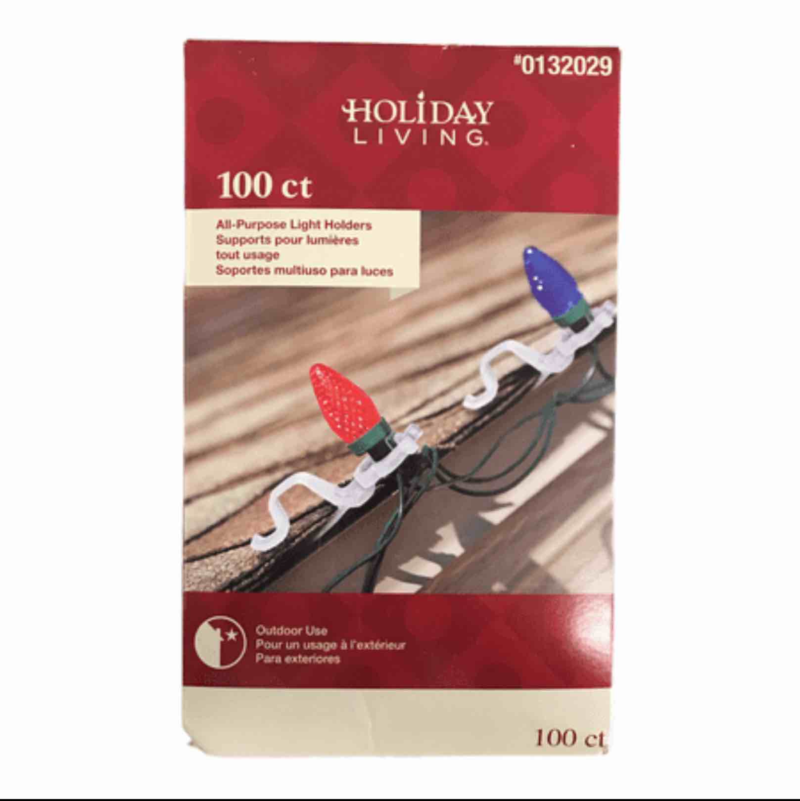 Holiday Living 100-Pack Plastic Light Hanging Kit