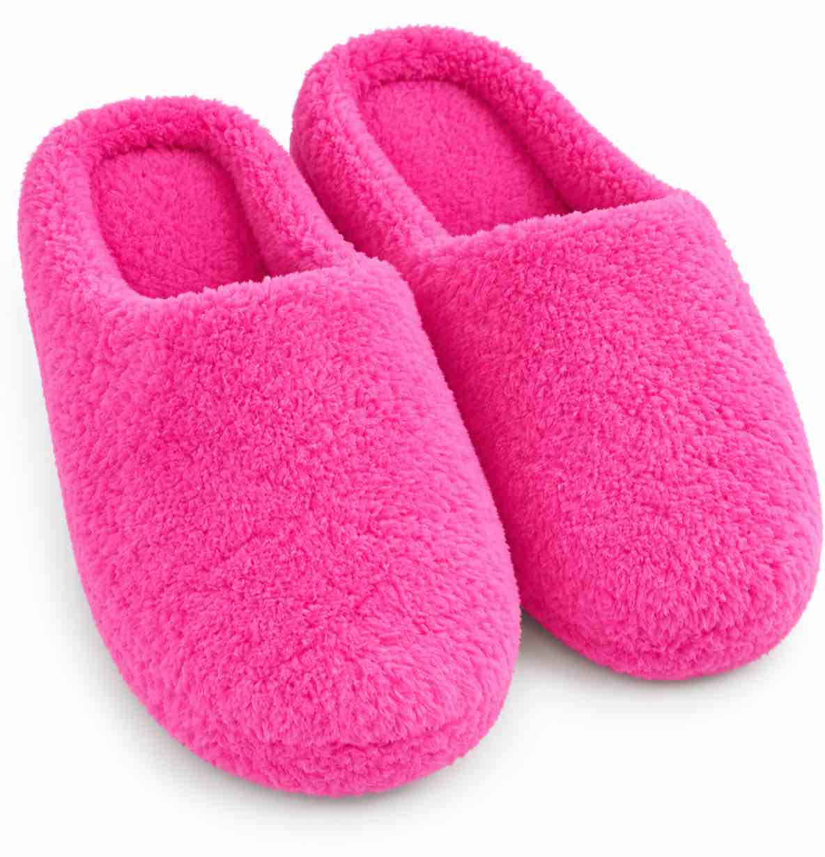 Ladies Pink Slippers Size 8-9