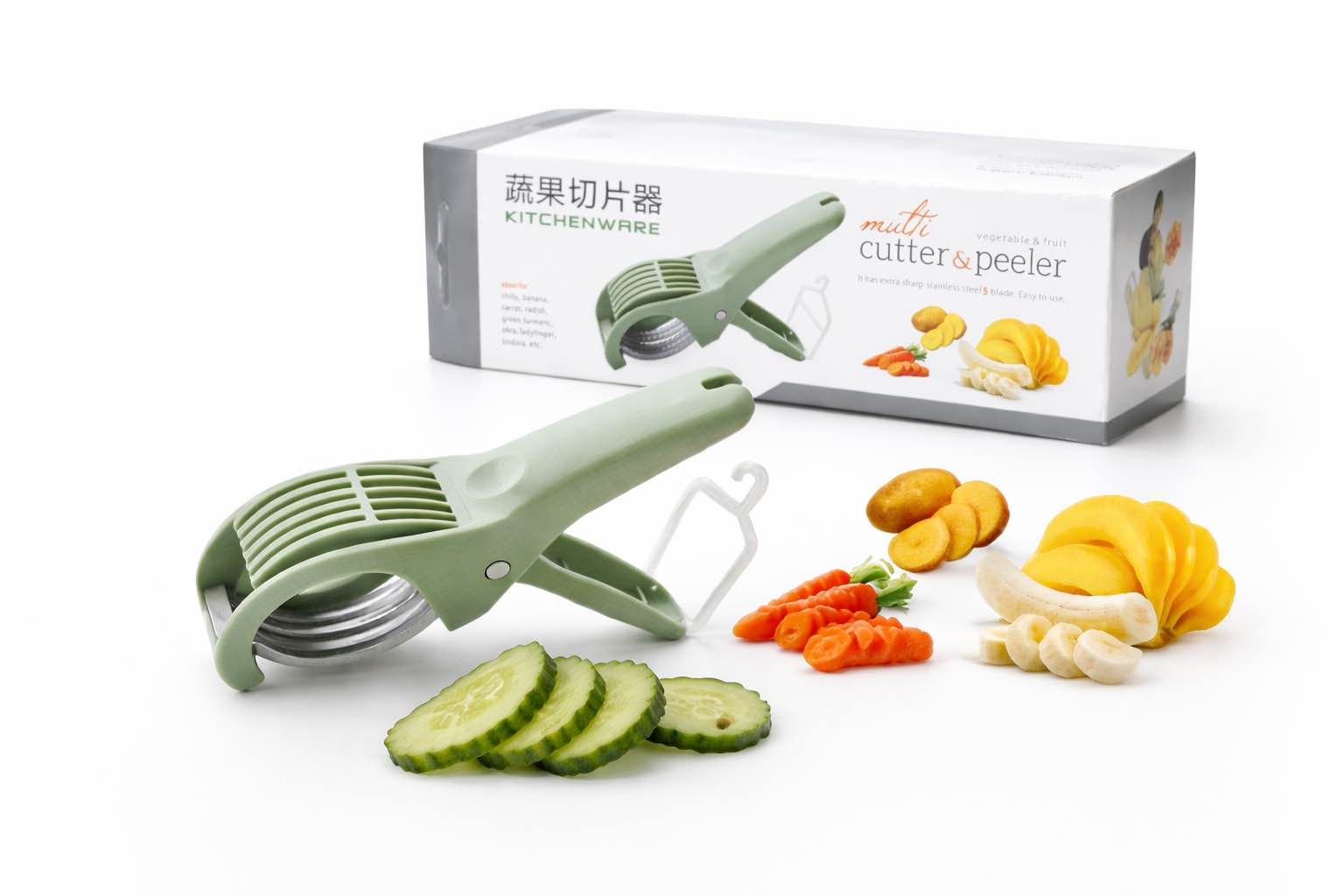 Kitchenware multi cutter & peeler 