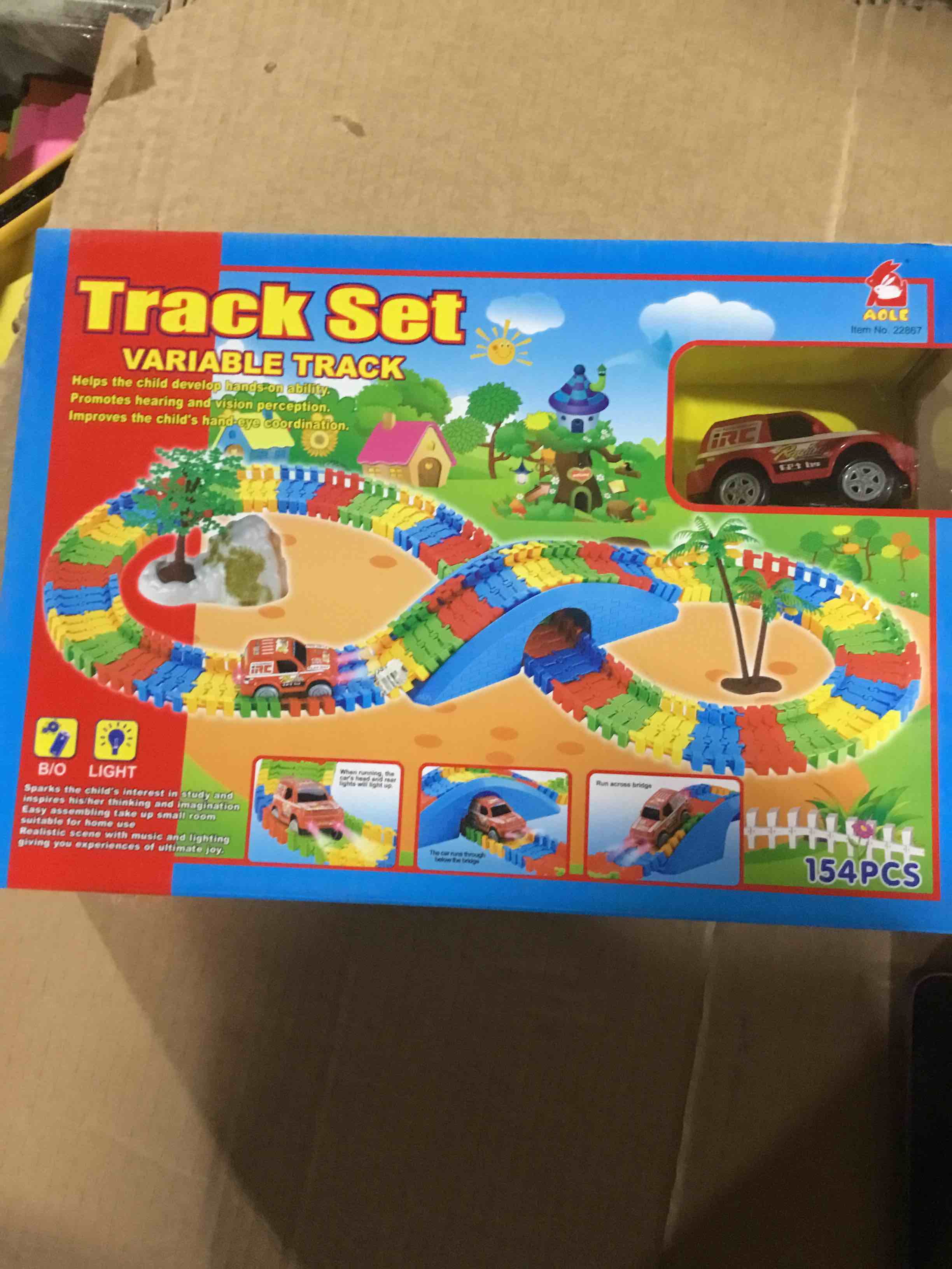 Condition photo showing New/Like New for Liberty Imports Super Snap Speedway Assembly Journey Track Set 154 Pcs