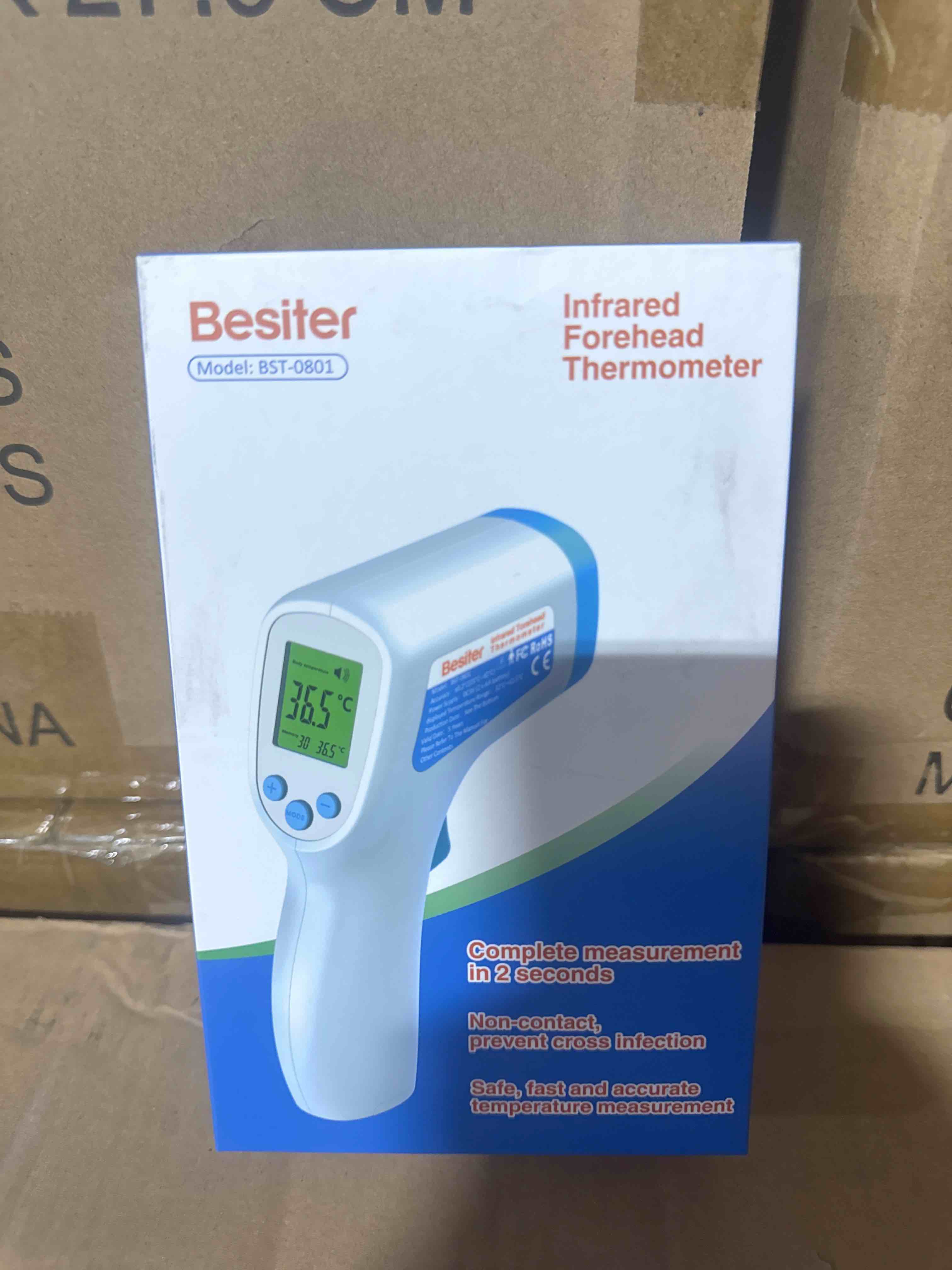 Condition photo showing New/Like New for besiter infrared forehead thermometer 