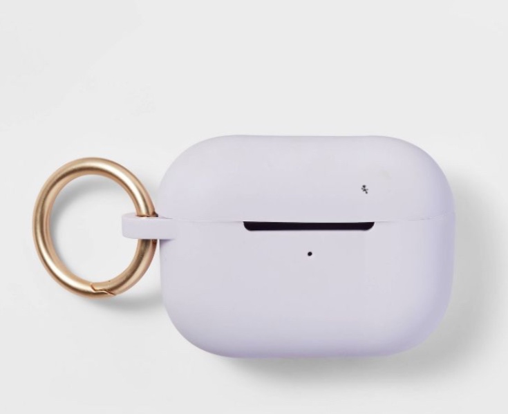 heyday Airpod Pro Silicone Case with Clip - Stone White