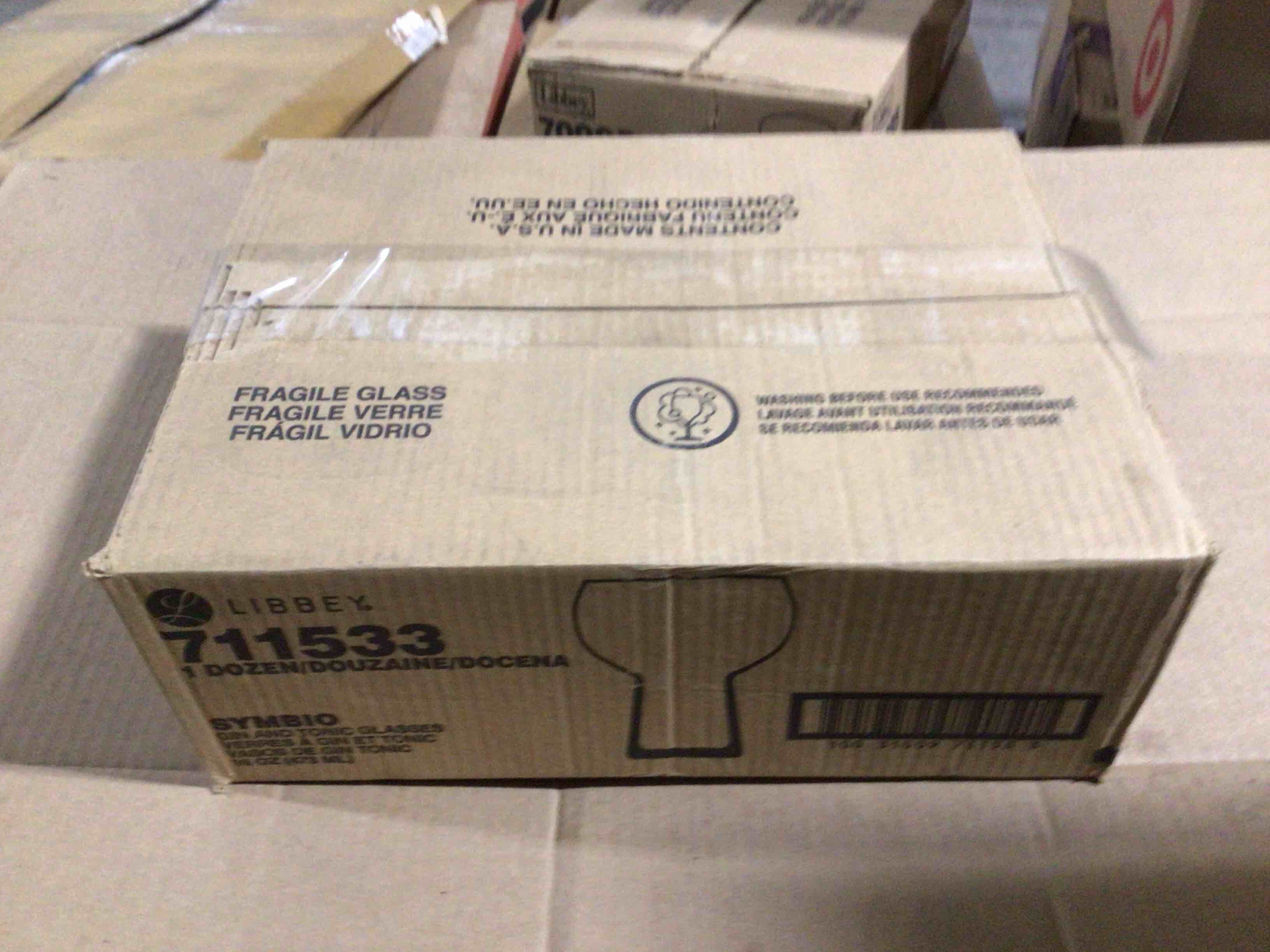 Case of 12 Libbey Symbio 16 Ounce Gin and Tonic Glasses