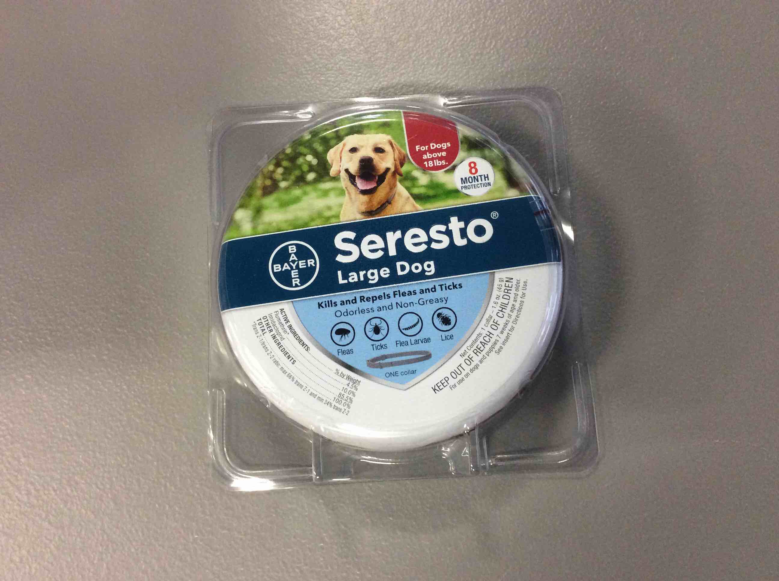 Condition photo showing New/Like New for seresto cat and dog flea and tick collar